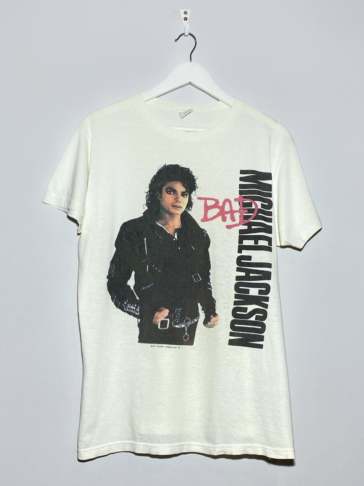 Rare Vintage Michael Jackson Bad Tour 1988 Shirt