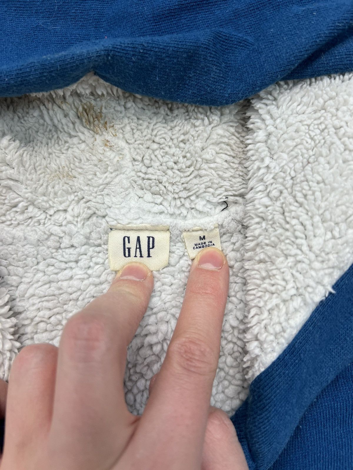 Gap Insulated Hoodie GAP big logo zipped Size M / US 6-8 / IT 42-44 - 2 Thumbnail