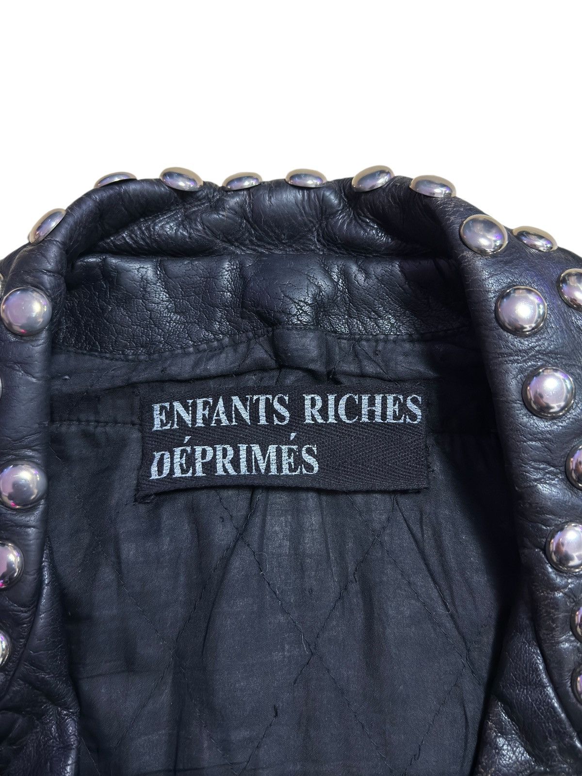 Enfants Riches Deprimes ERD 1/1 “Romeo Void” Hand Painted Leather Jacket Size US XL / EU 56 / 4 - 15 Thumbnail