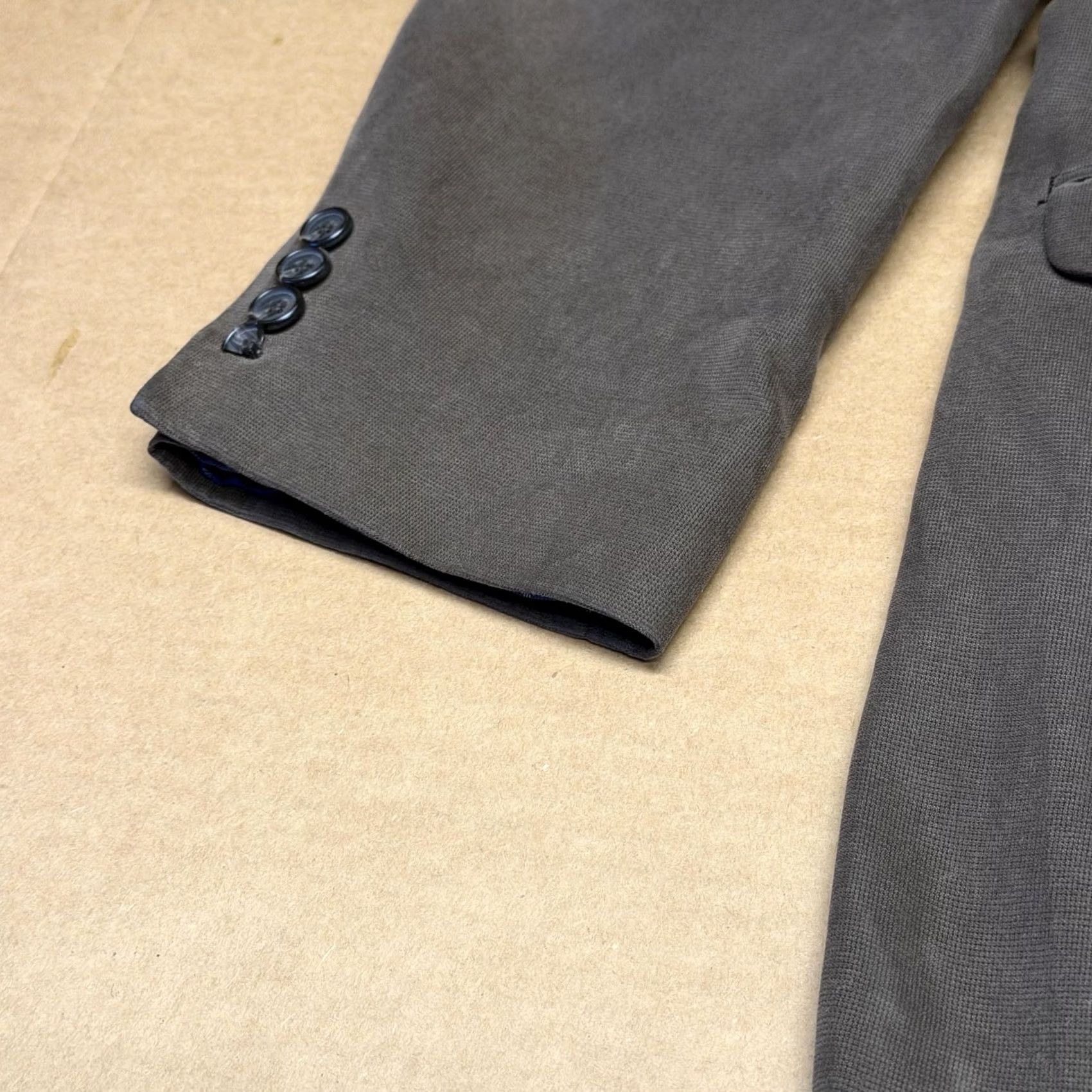 Ralph Lauren Lauren Ralph Lauren Mens Gray Cotton Blend Solid Sport Coat Jacket 48 Size US M / EU 48-50 / 2 - 5 Thumbnail