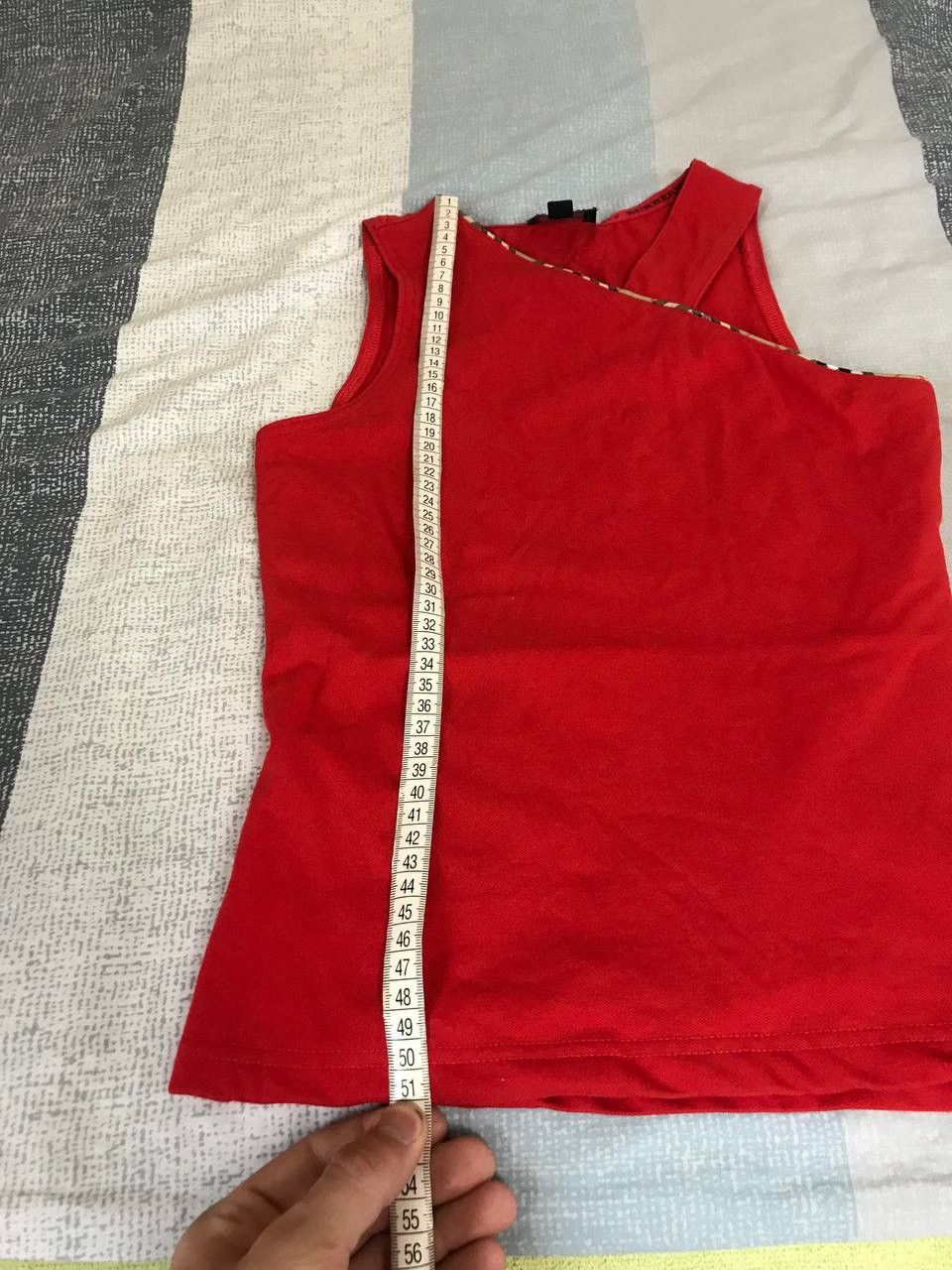 Burberry 🔥 Burberry Golf Vintage Tank Top Shirt Red Vintage Size XS / US 0-2 / IT 36-38 - 10 Thumbnail