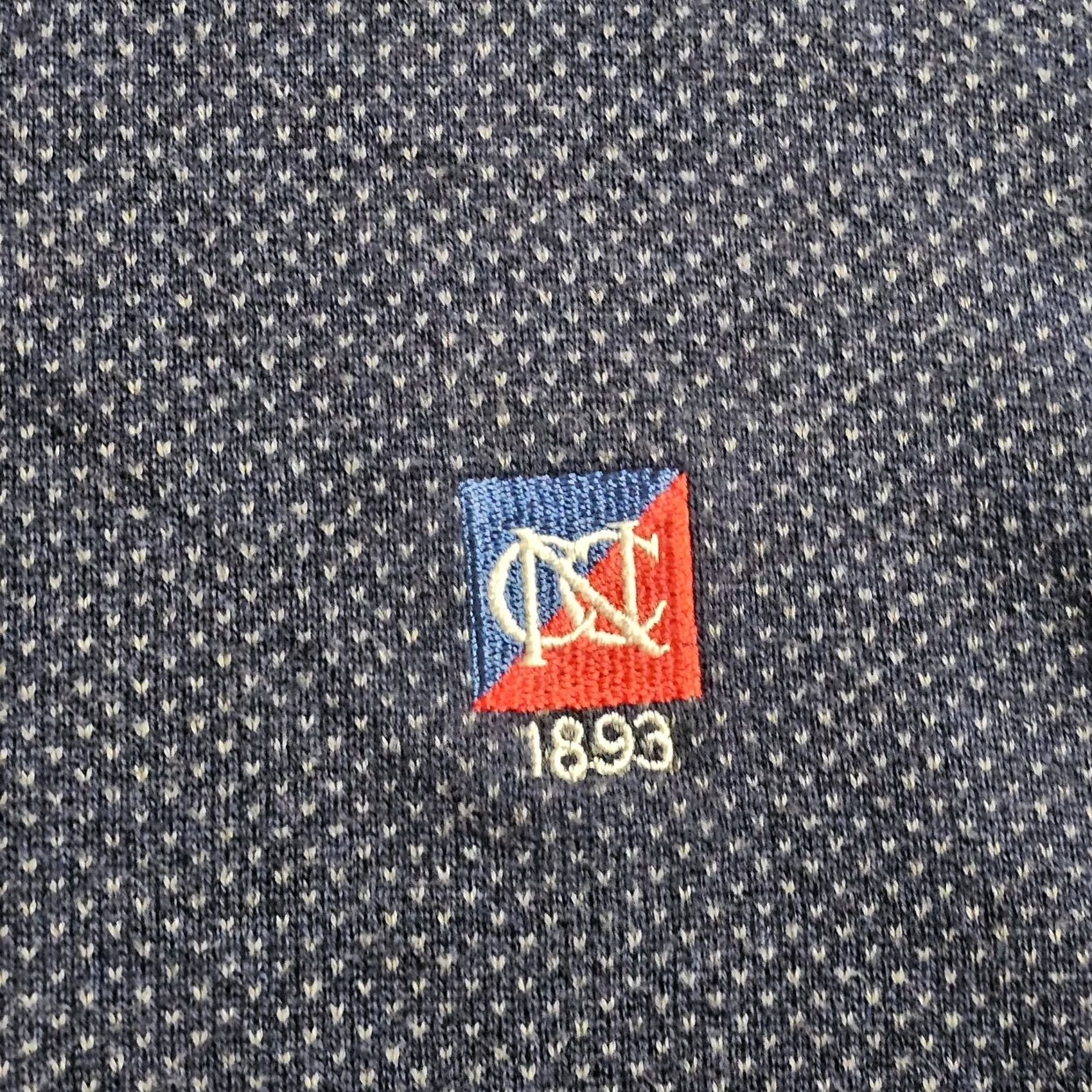 Vineyard Vines VINTAGE Vineyard Vines Sweater Mens Blue 1/4 Zip Long Sleeve Knit Classic Career Casual Size US L / EU 52-54 / 3 - 4 Thumbnail