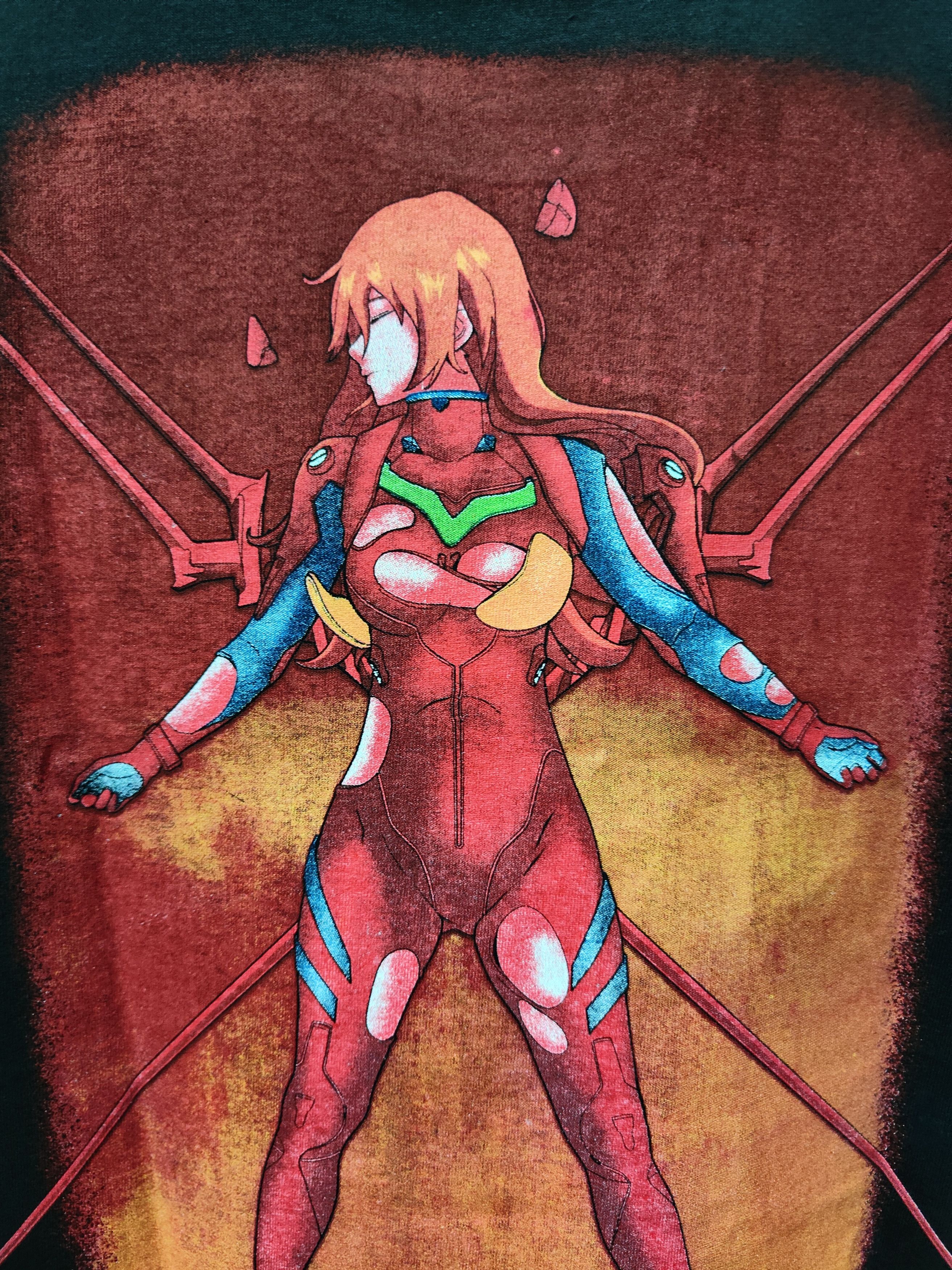 Anime Neon Genesis Evangelion Asuka T-shirt Size US XL / EU 56 / 4 - 7 Thumbnail