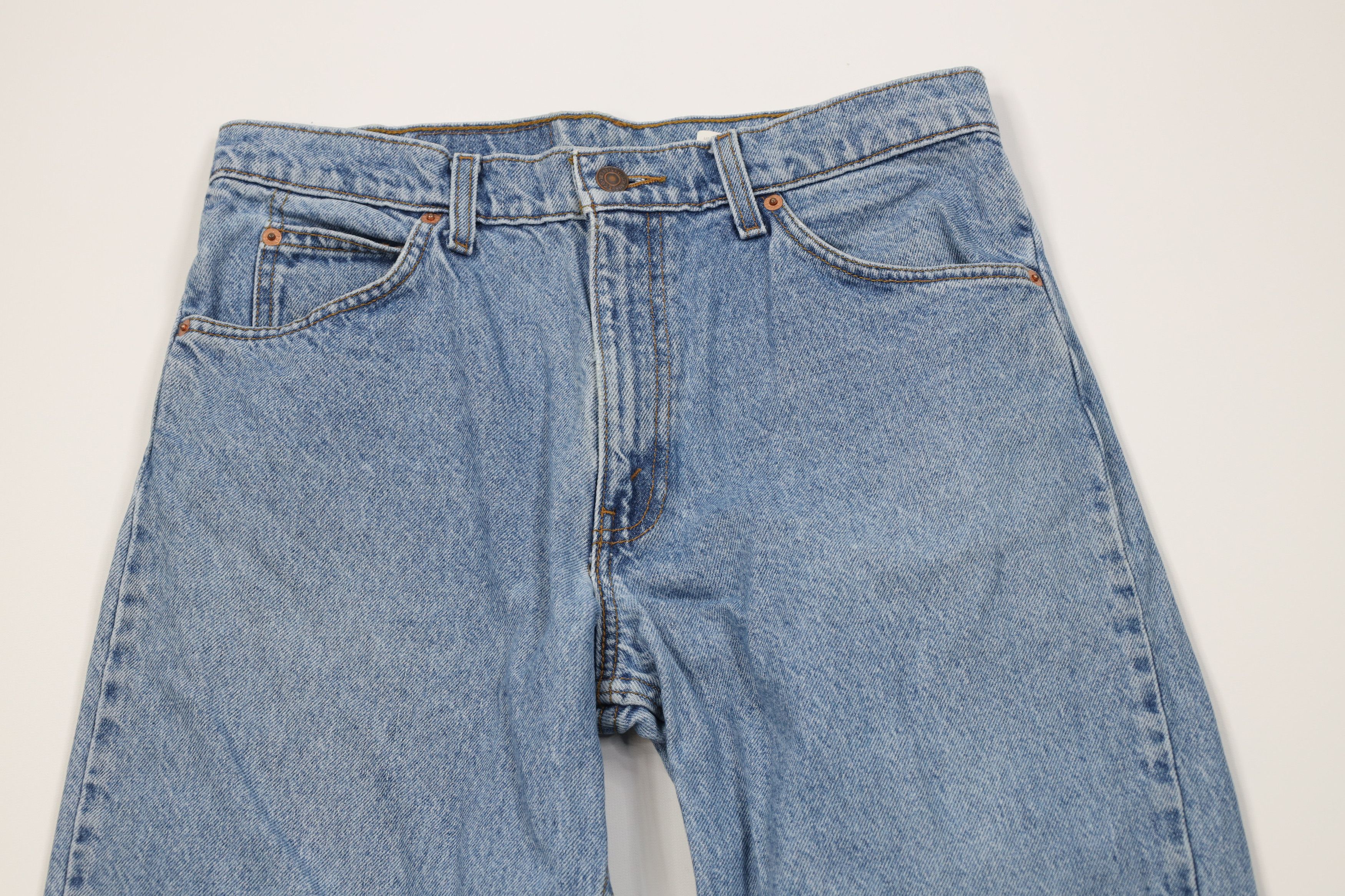 Levi's Vintage 90s Levis 550 Orange Tab Tapered Leg Denim Jeans Size US 31 - 2 Thumbnail
