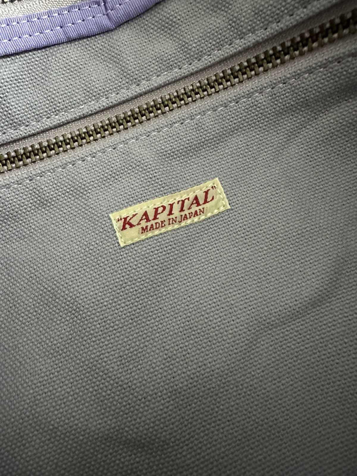Kapital Kapital No. 8 Canvas Snufkin Bag Size ONE SIZE - 7 Thumbnail