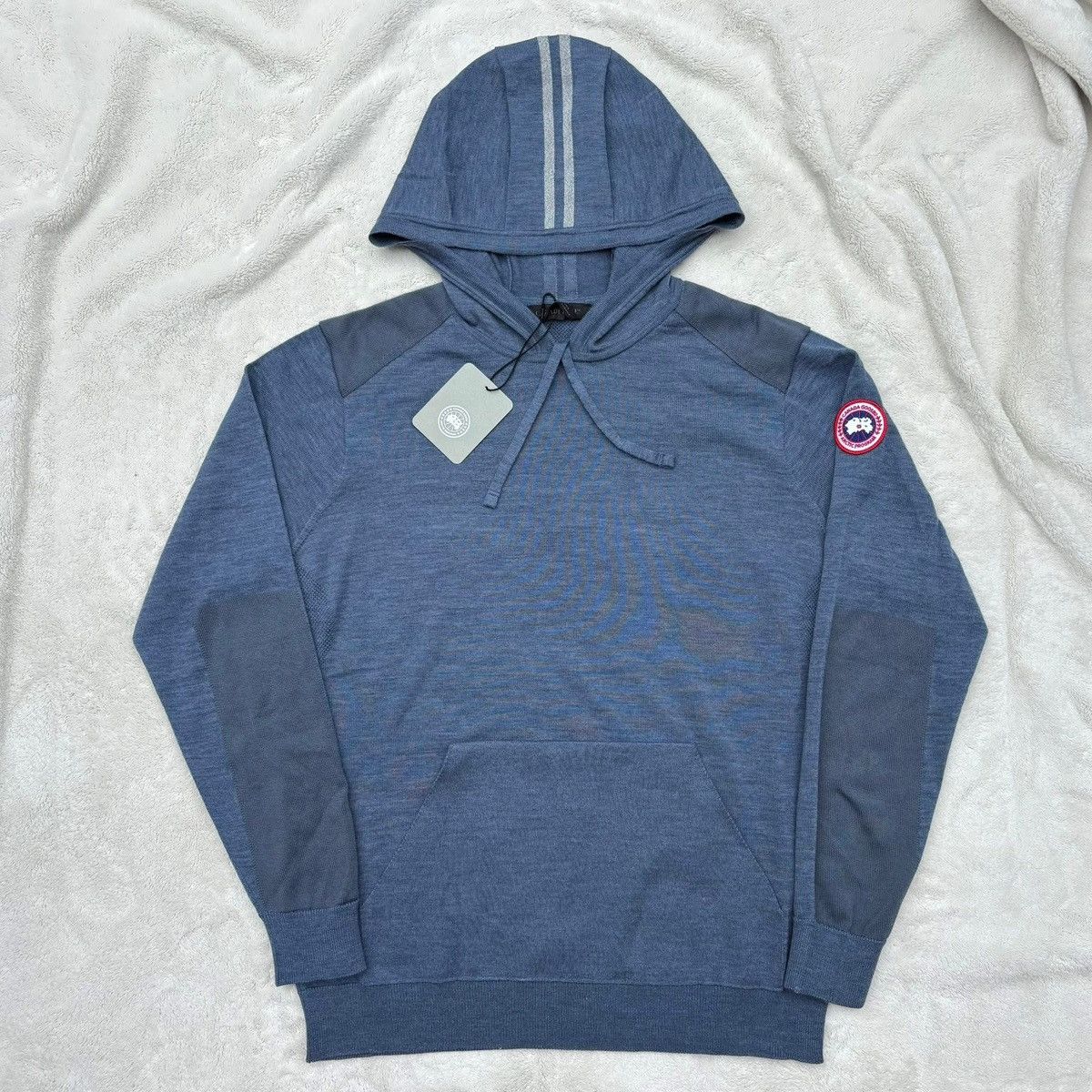 Canada Goose Ozone Blue Amherst Knit Hoodie