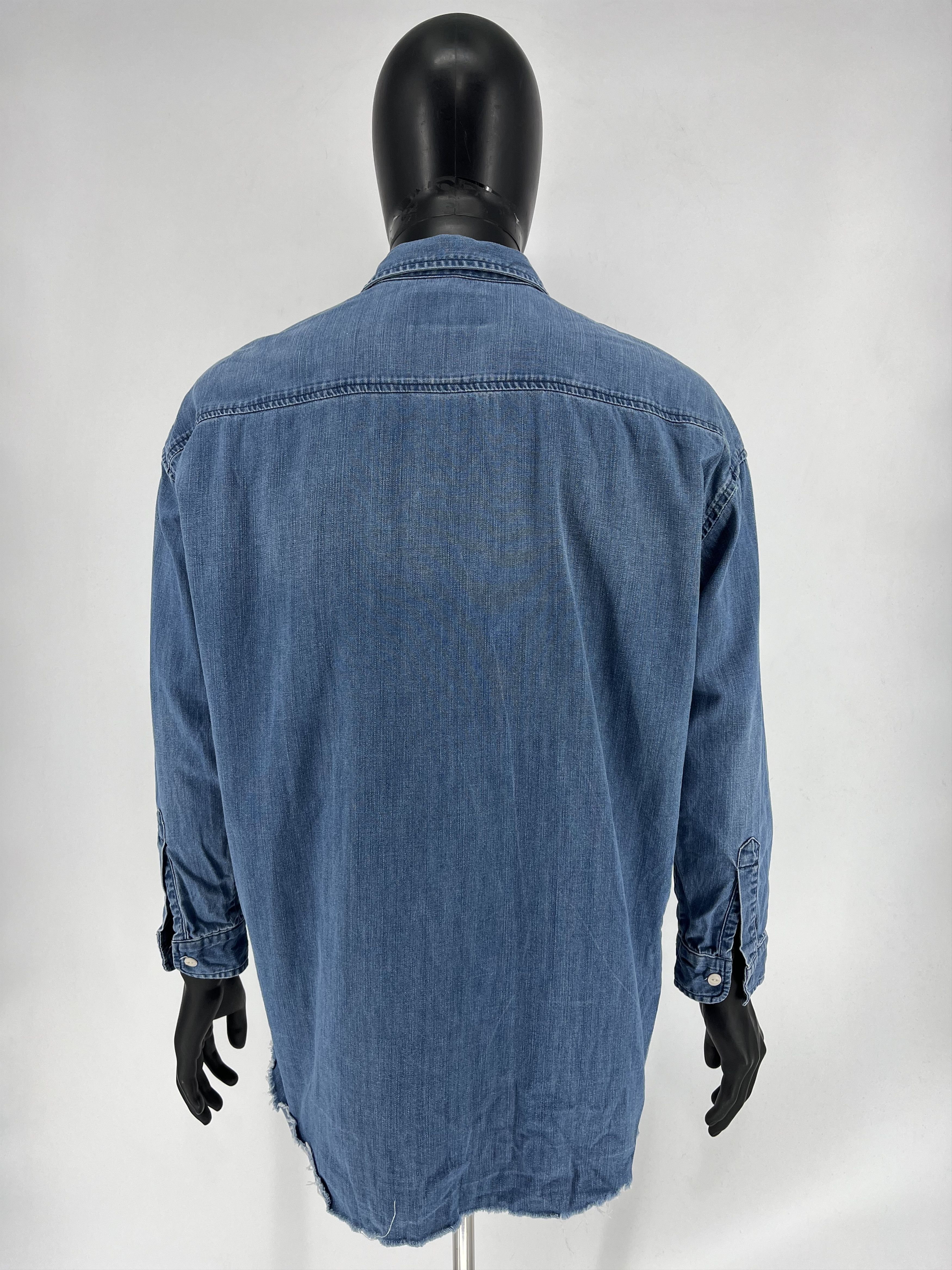 Carhartt Vintage Carhartt WIP Denim Weldon Shirt Washed Blue Size US M / EU 48-50 / 2 - 11 Thumbnail