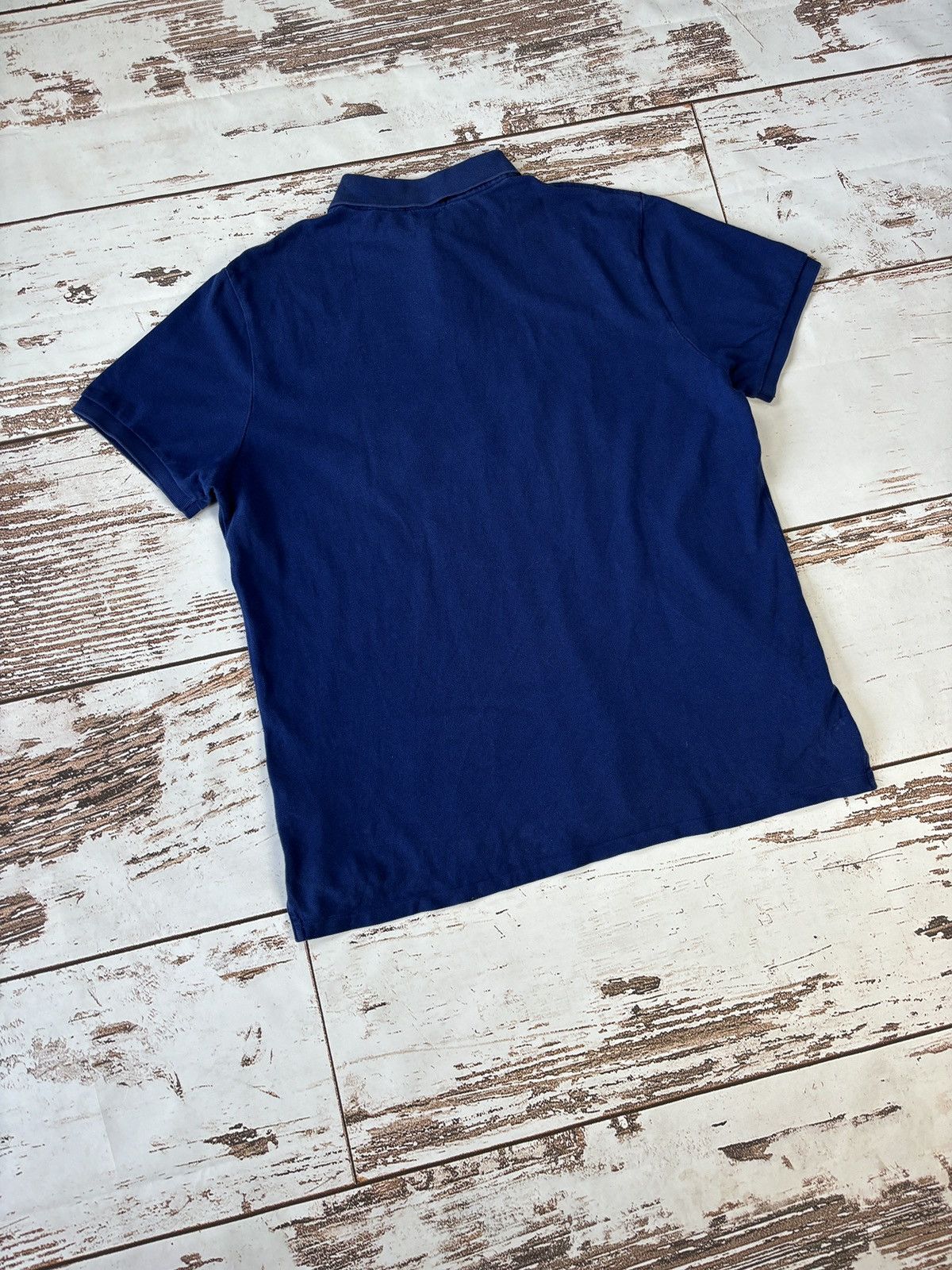 Polo Ralph Lauren × Ralph Lauren Polo Ralph Lauren Spellout Logo Vintage Polo Shirt Vint Size US XL / EU 56 / 4 - 5 Thumbnail