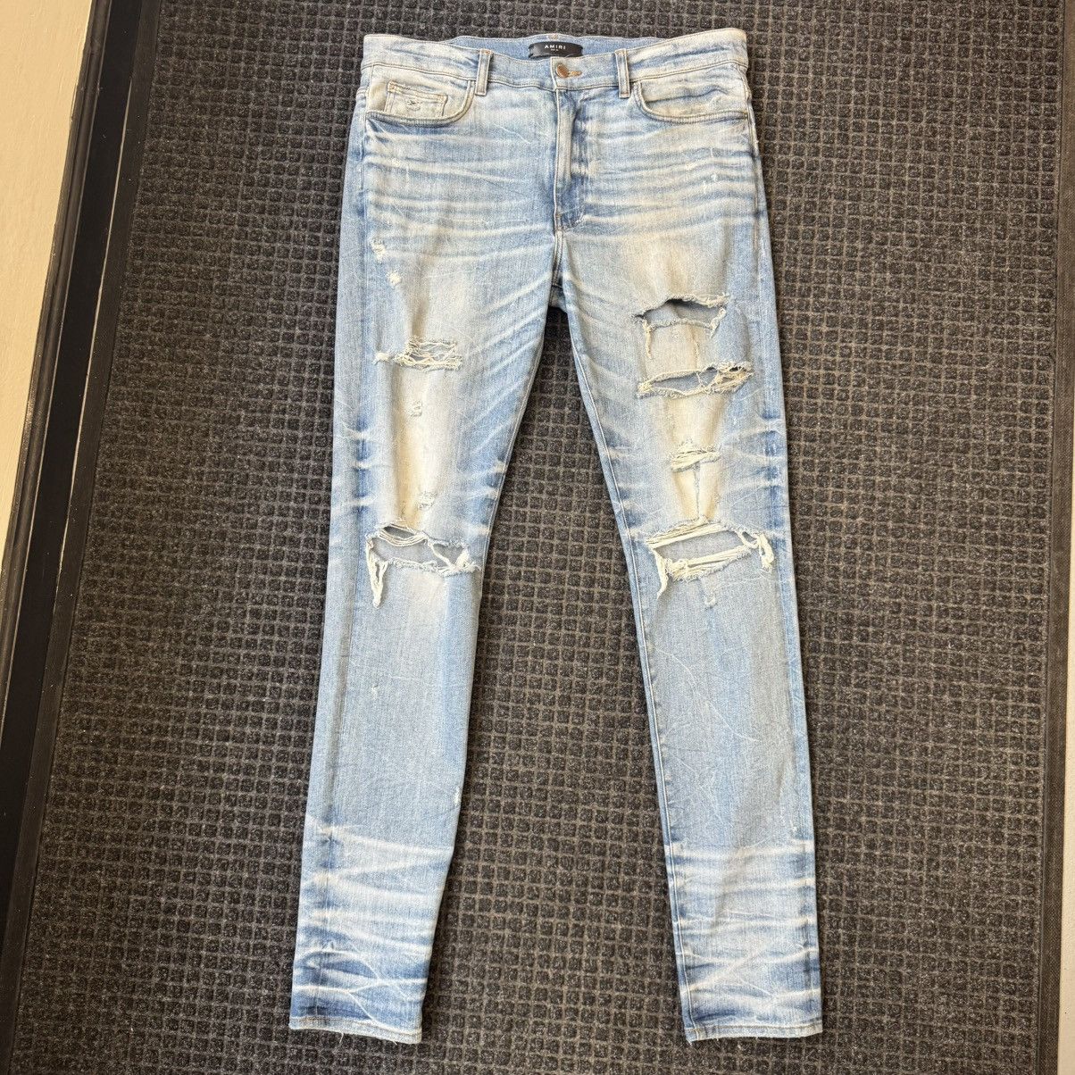 Amiri Amiri Thrasher Jeans Clay Indigo Size US 36 / EU 52 - 1 Thumbnail