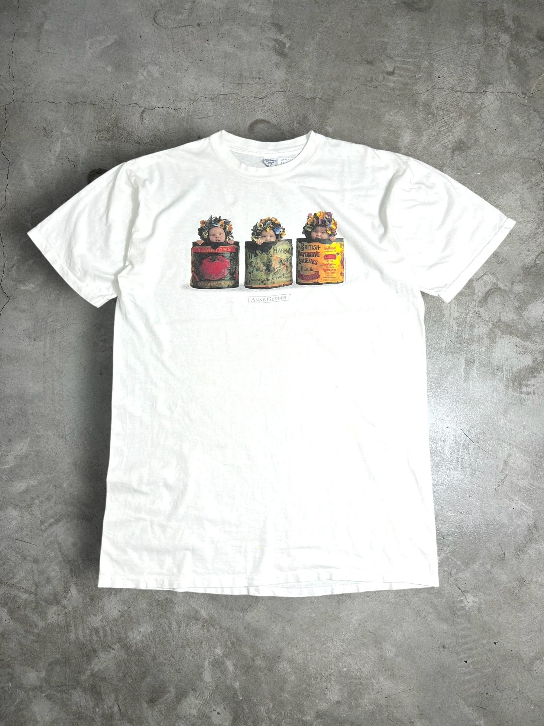 Vintage Vintage 90s Anne Geddes Photo Graphic Art Tee GTME532 Size US XL / EU 56 / 4 - 1 Thumbnail