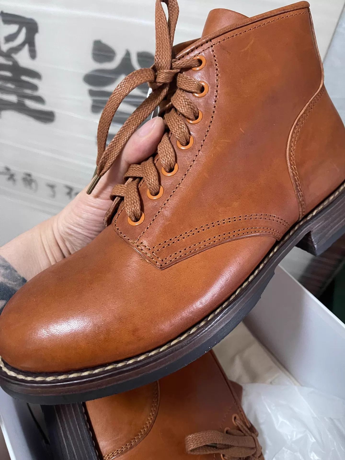 Visvim VISVIM BRIGADIER BOOTS Veg Glossy Horse 24SS 9 BN Size US 9 / EU 42 - 2 Thumbnail