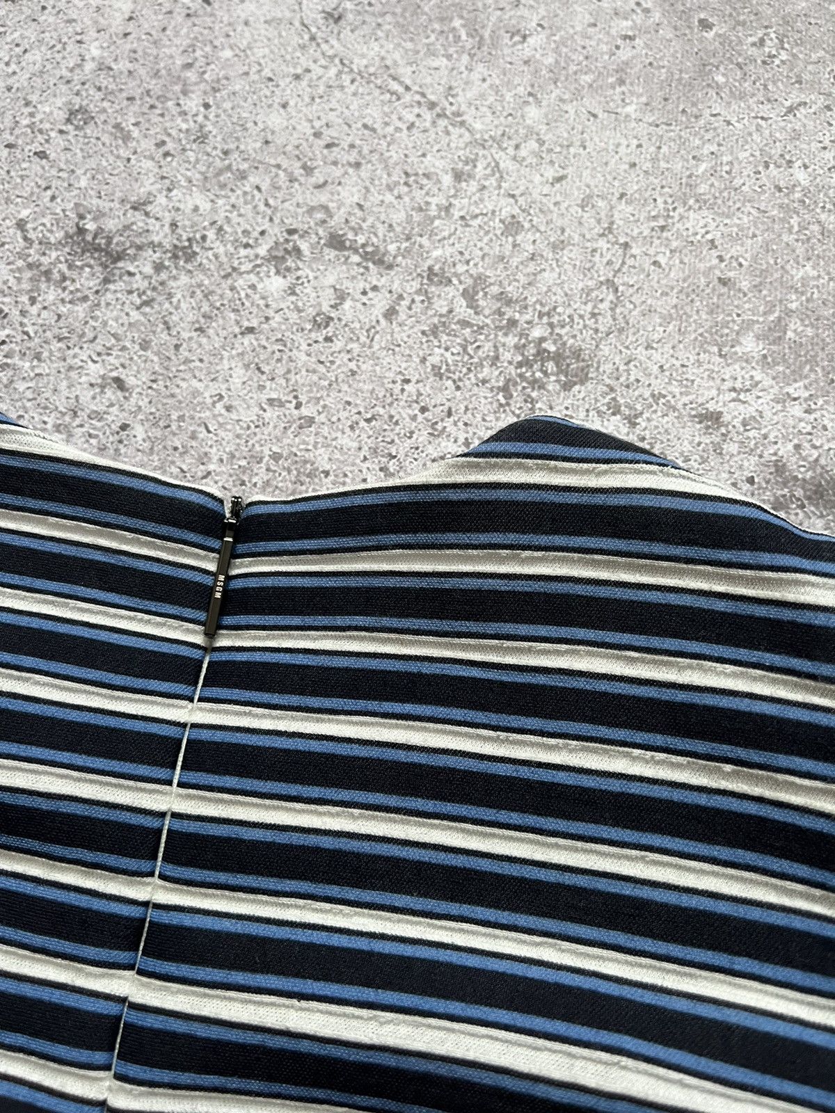 MSGM MSGM Milano Striped Ruffle Short Sleeve Top Size M / US 6-8 / IT 42-44 - 19 Thumbnail