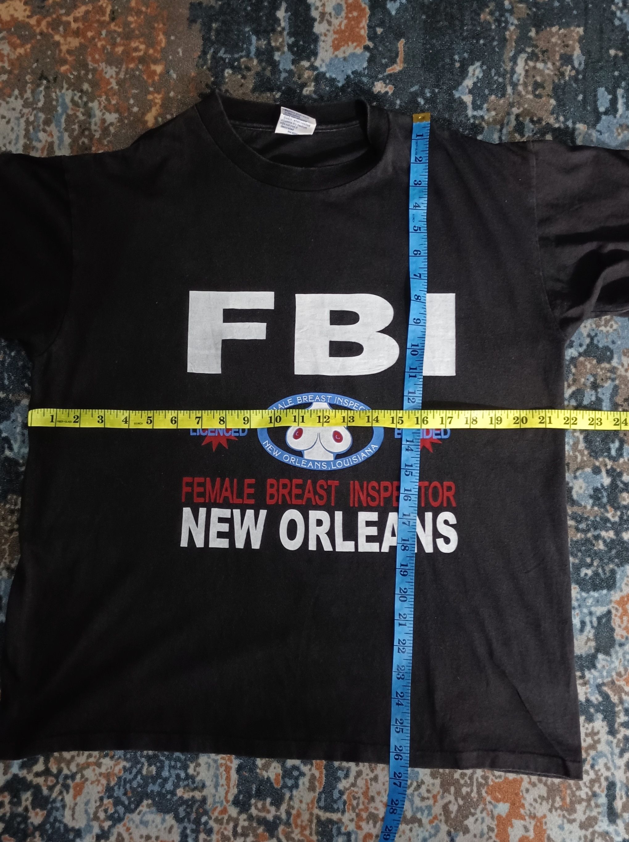 Vintage Vintage💥FBI Fmale Breast Inspector New Orleans Size US L / EU 52-54 / 3 - 9 Thumbnail