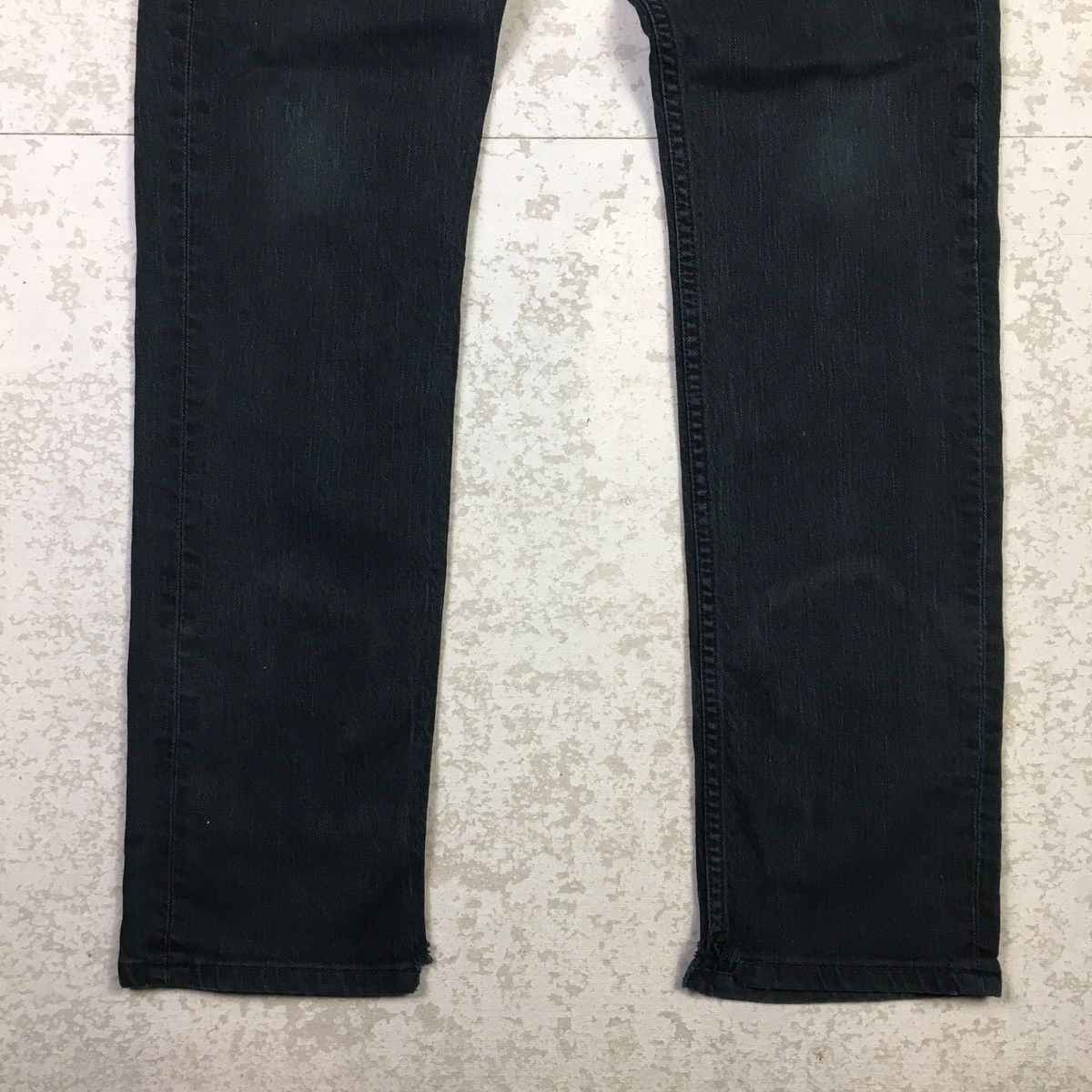 Levi's × Vintage Levis 511 Washed Black Jeans Size US 32 / EU 48 - 3 Thumbnail