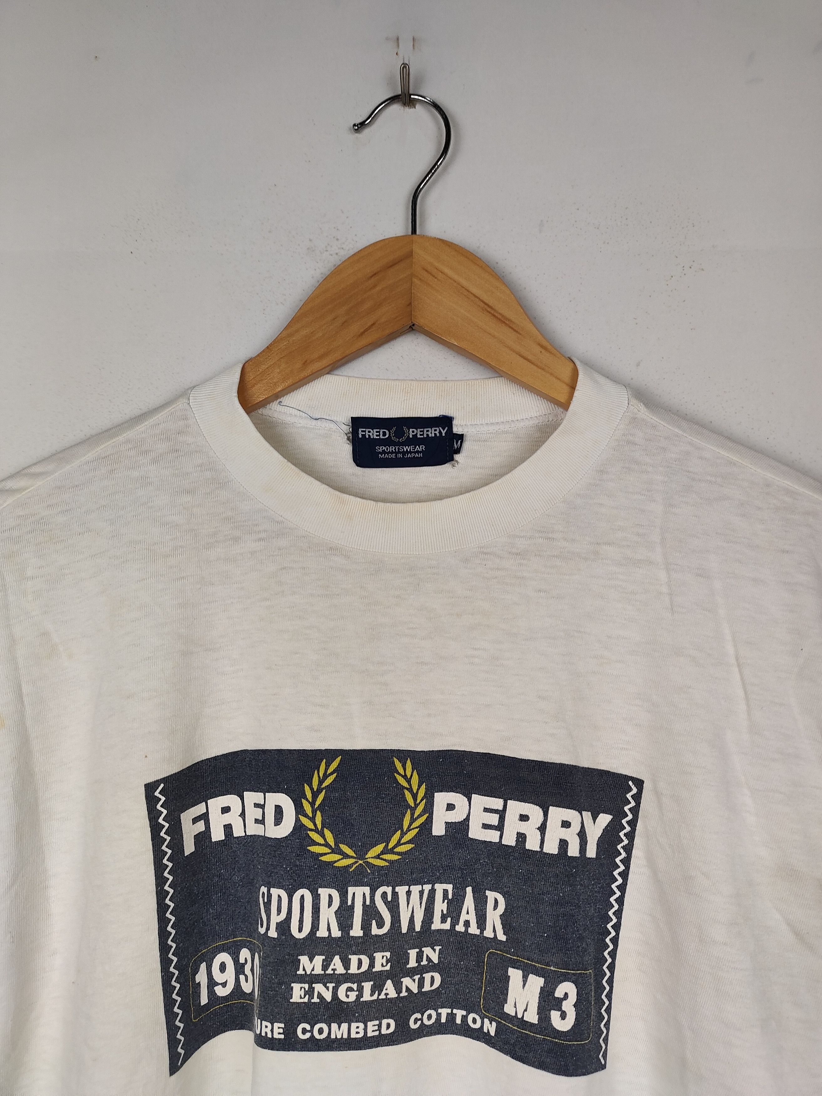 Fred Perry Vintage Rusted Fred Perry Big Logo Shirt Size US M / EU 48-50 / 2 - 2 Thumbnail