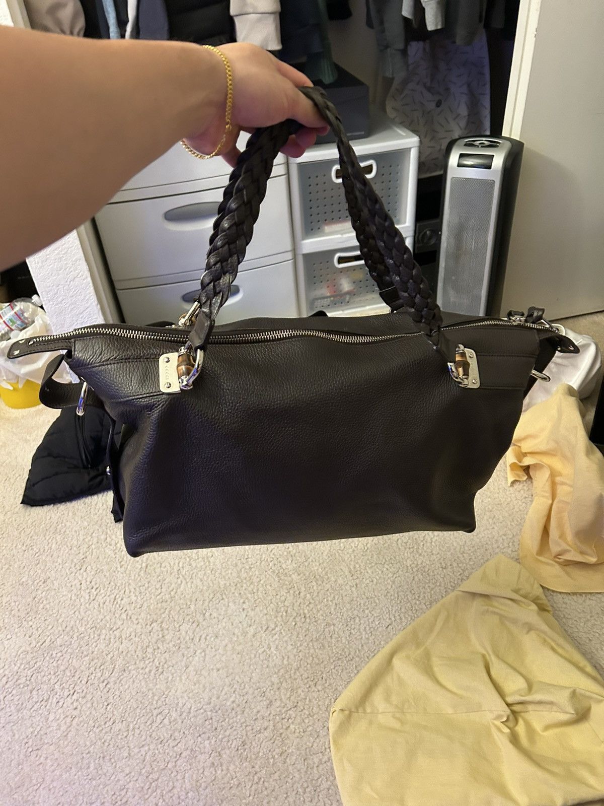 Gucci Gucci Bamboo Bar Tote Bag Size ONE SIZE - 6 Thumbnail