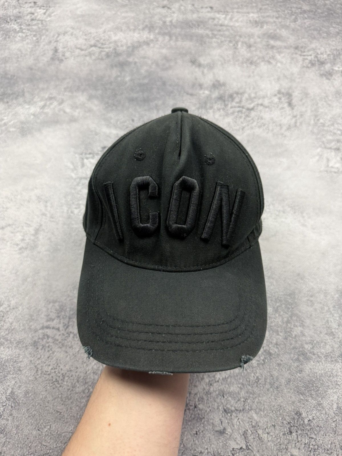 Dsquared2 Dsquared2 ICON Volume Embroidered Big Logo Cap Hat Y2K Hype Size ONE SIZE - 2 Thumbnail