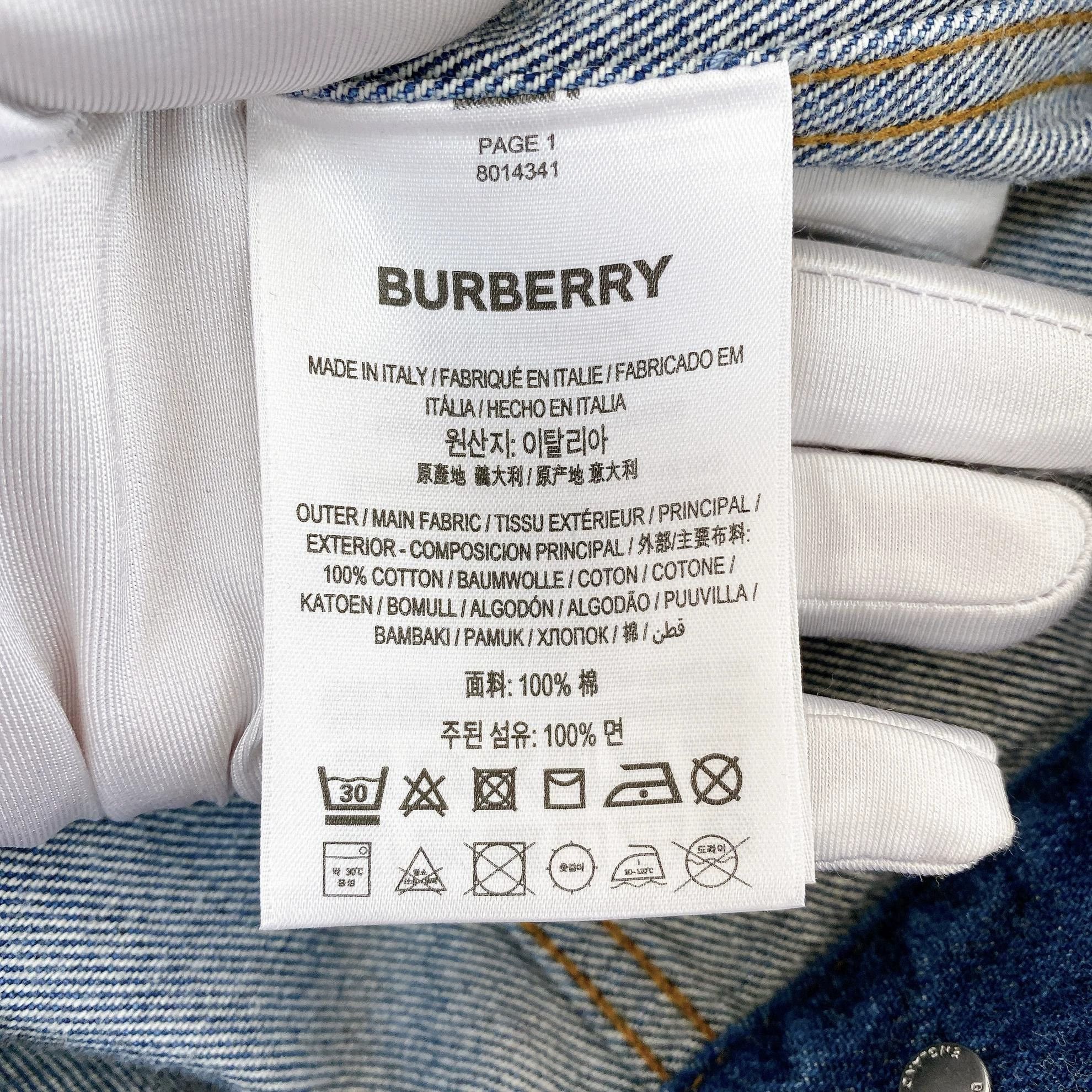 Burberry Burberry TB Denim Jacket 50 New with tags Size US M / EU 48-50 / 2 - 8 Thumbnail