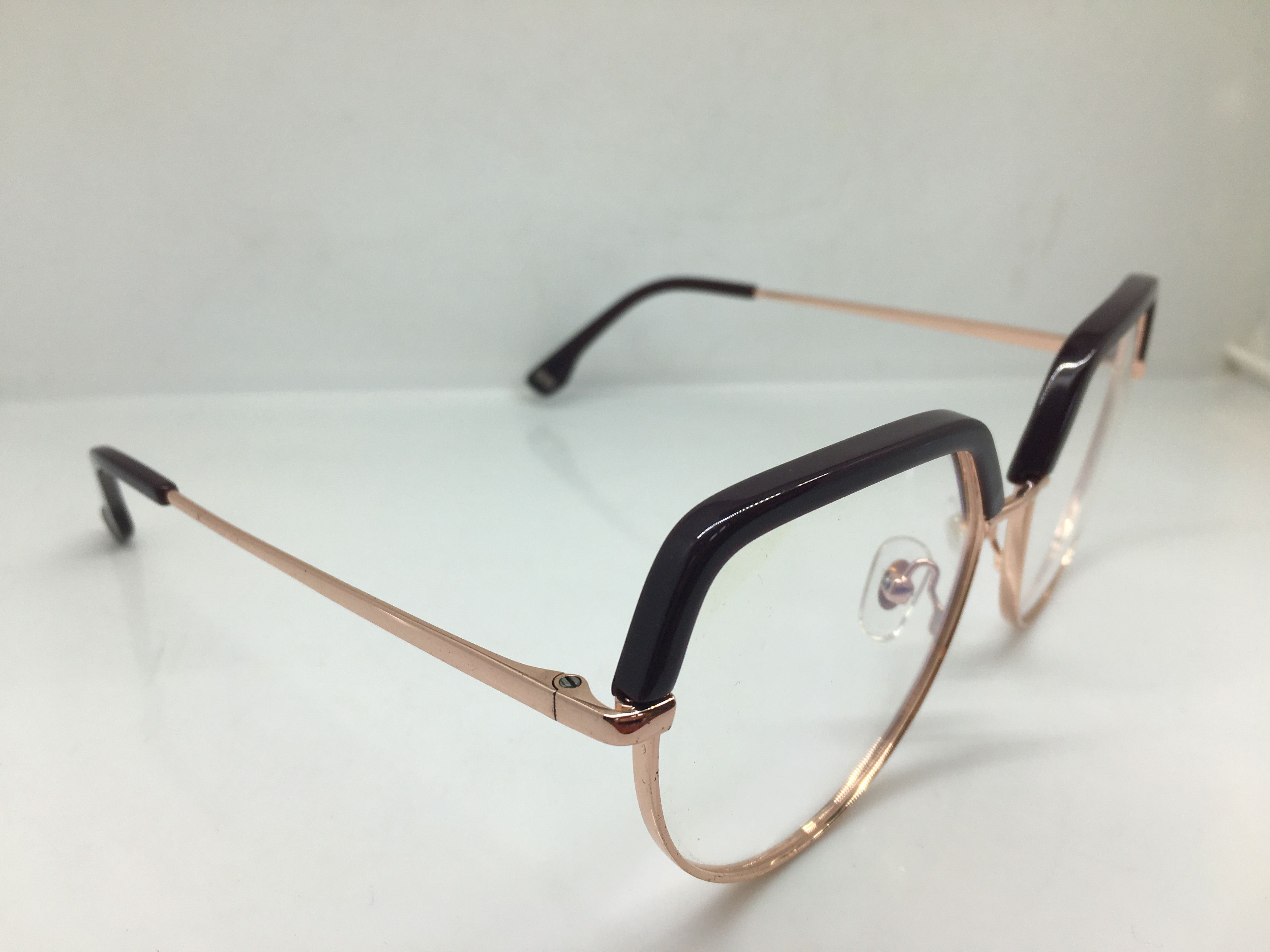 Other Brown Gold Cateye Eyeglasses Frame Size ONE SIZE - 2 Thumbnail