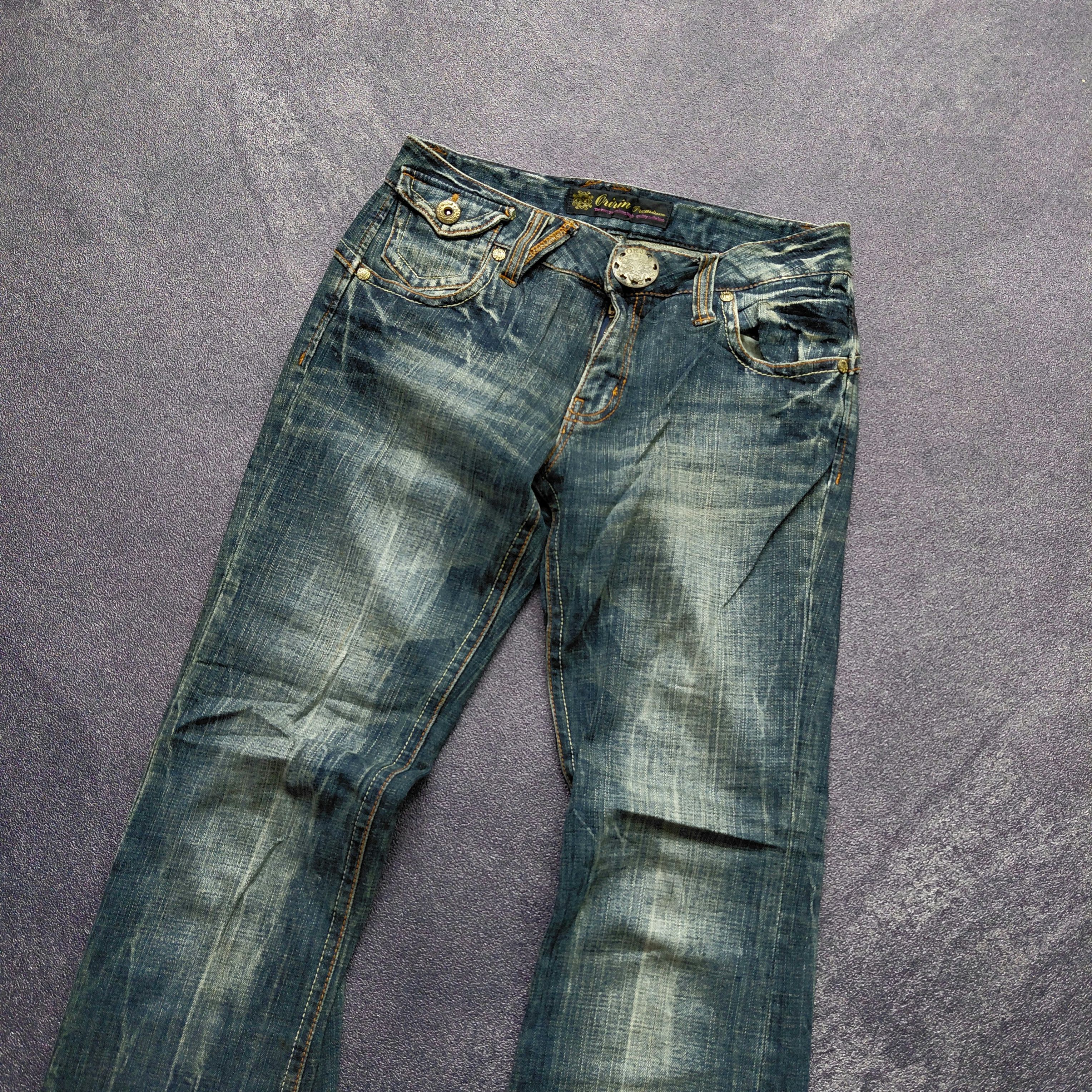 Tornado Mart Vintage Y2K Orrin Denim Flare Pants Size US 30 / EU 46 - 4 Thumbnail