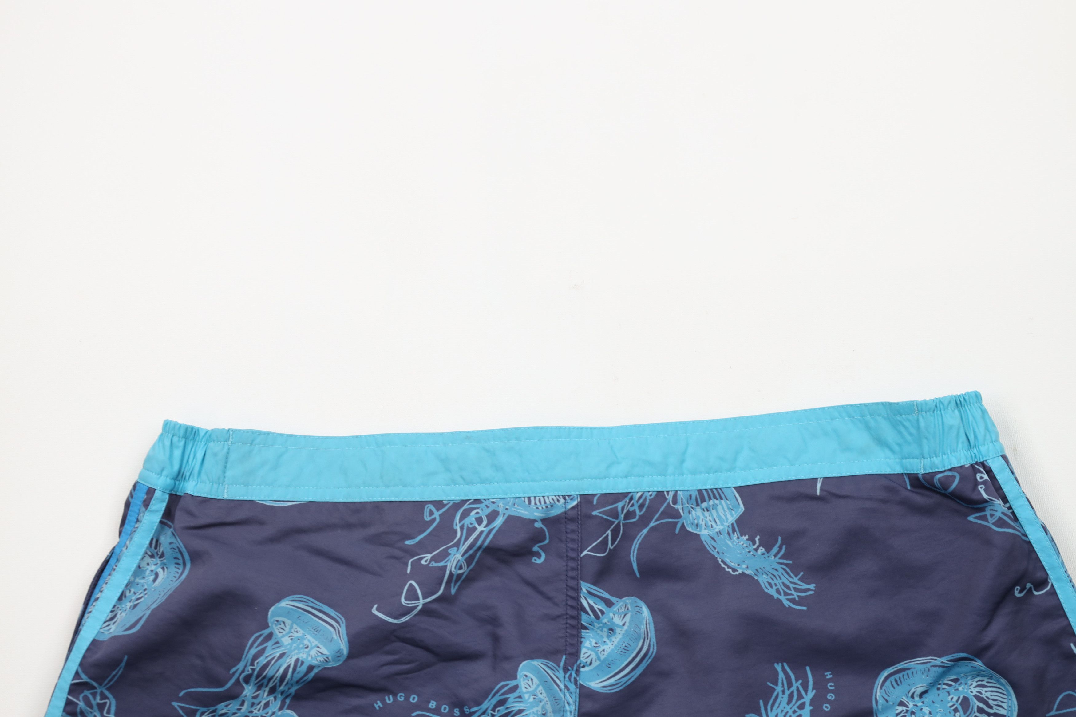 Hugo Boss × Vintage Hugo Boss All Over Print Above Knee Lined Swim Trunks Shorts Size US 36 / EU 52 - 12 Thumbnail