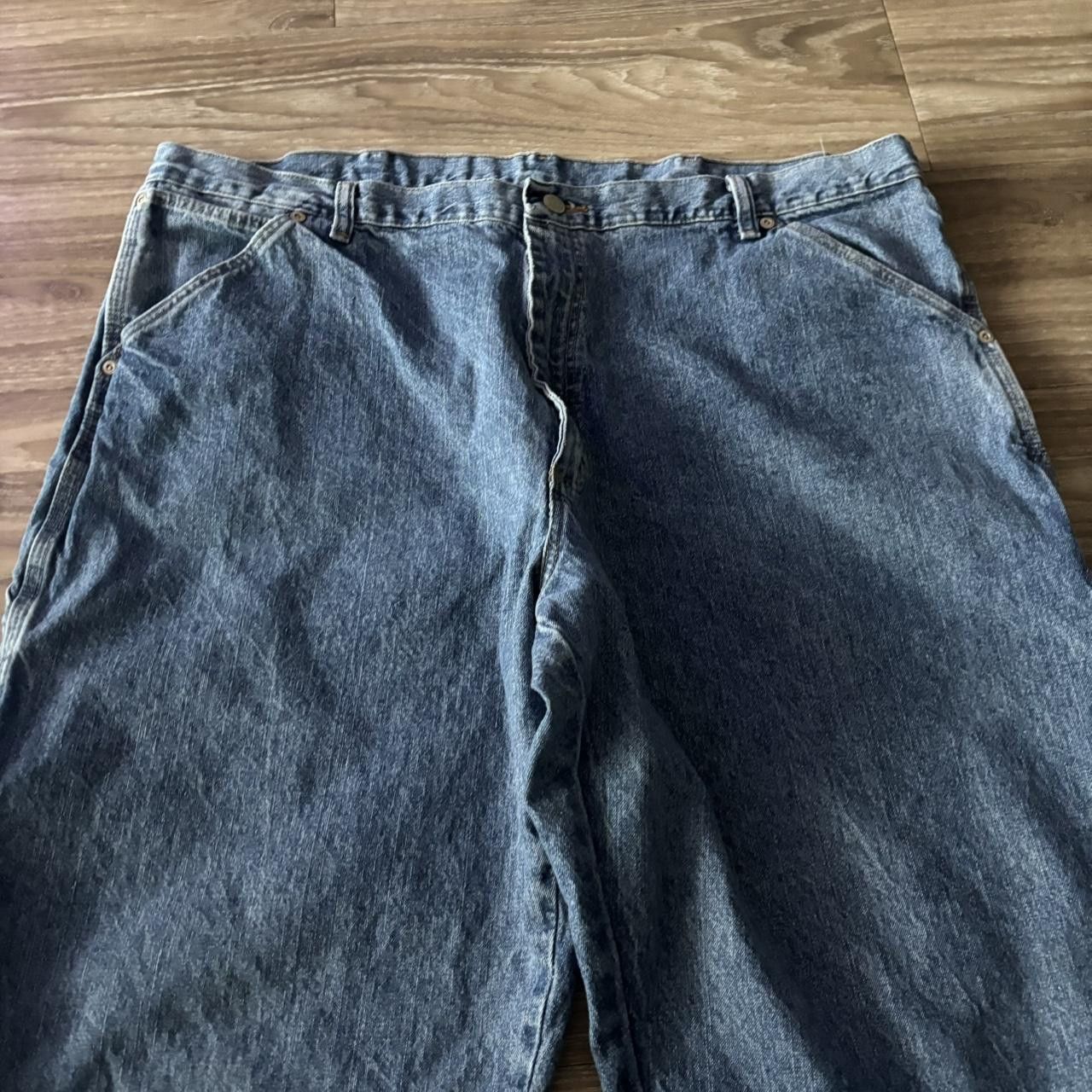Vintage Crazy Vintage Y2K/2000s Baggy Medium Wash Skater Carpenter Denim Jeans! 40x30 Size US 40 / EU 56 - 5 Thumbnail