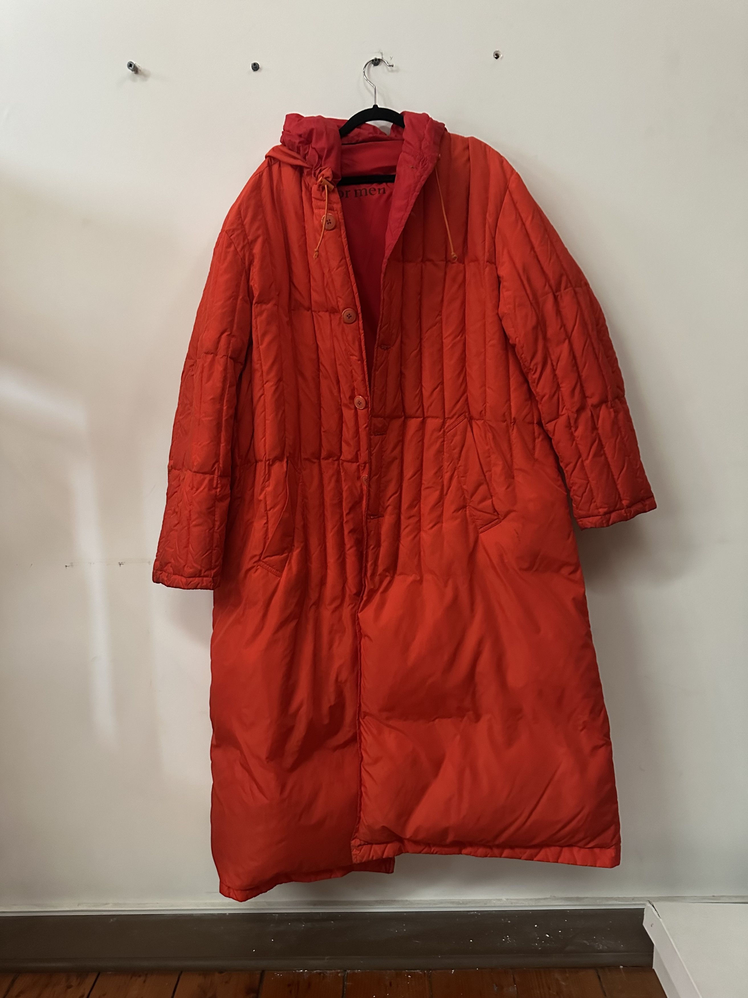 Yohji Yamamoto ohji Yamamoto Y's For Men Red Puffer Coat Size US XL / EU 56 / 4 - 1 Thumbnail