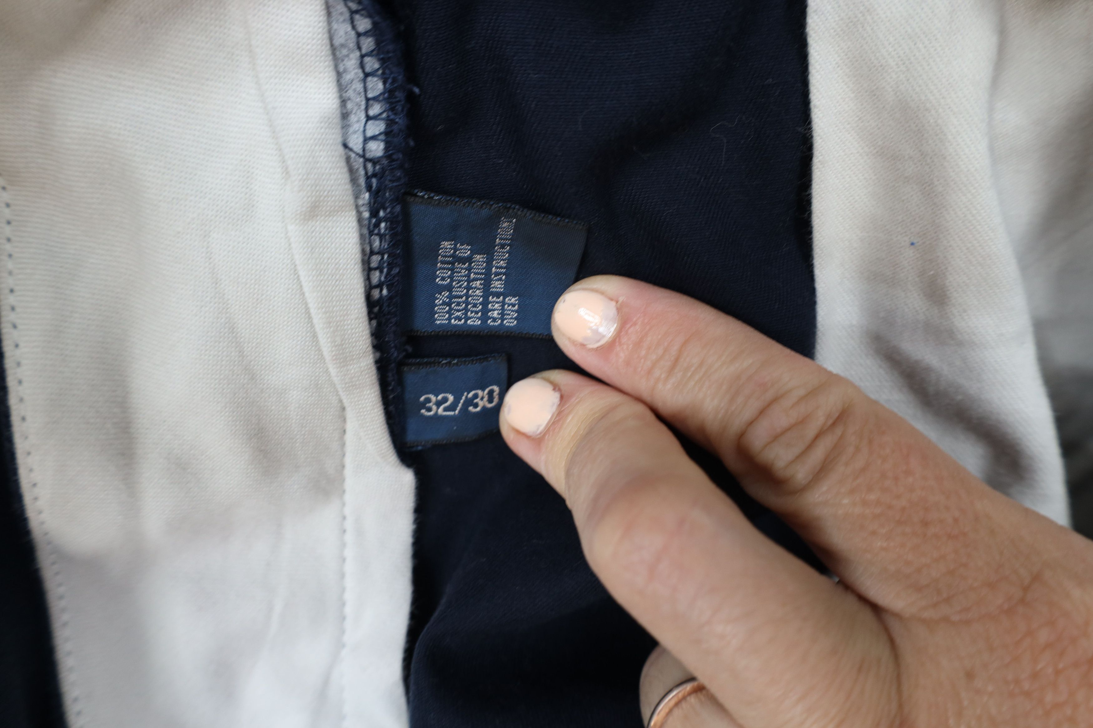 Ralph Lauren Vintage 90s Ralph Lauren Heavy Cotton Chino Pants Navy Blue Size US 32 / EU 48 - 9 Thumbnail