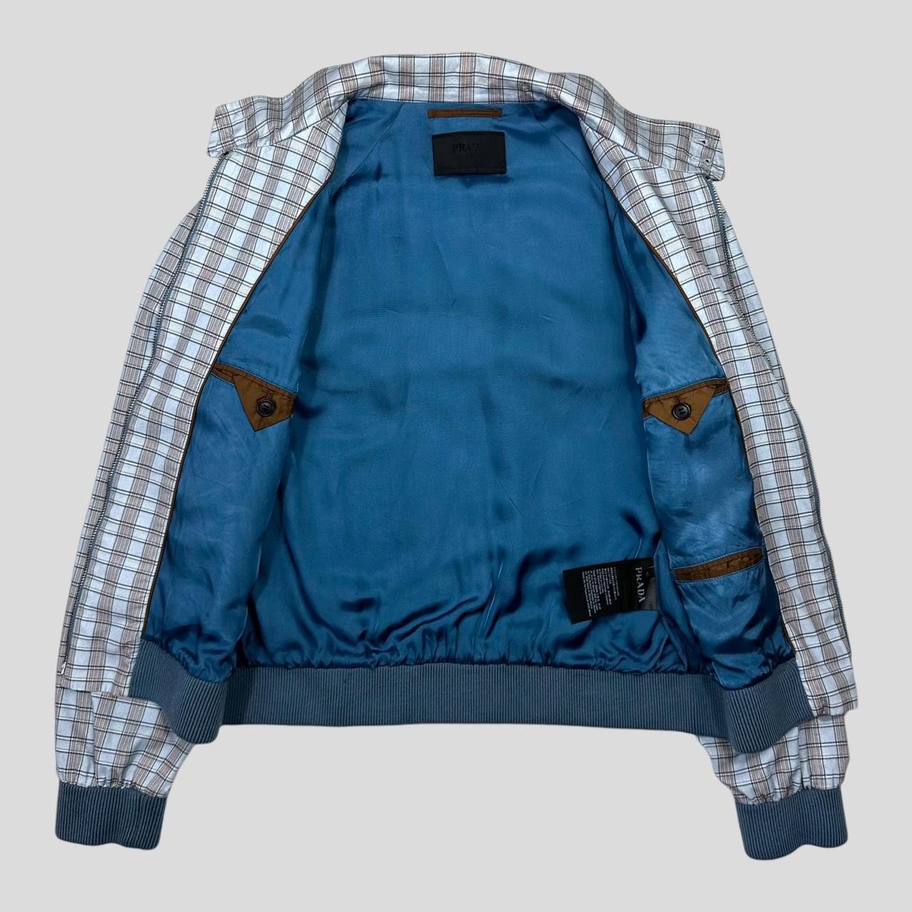 Prada Prada SS17 Lined Cotton Checkered Bomber Jacket - IT46 (S) Size US S / EU 44-46 / 1 - 5 Thumbnail