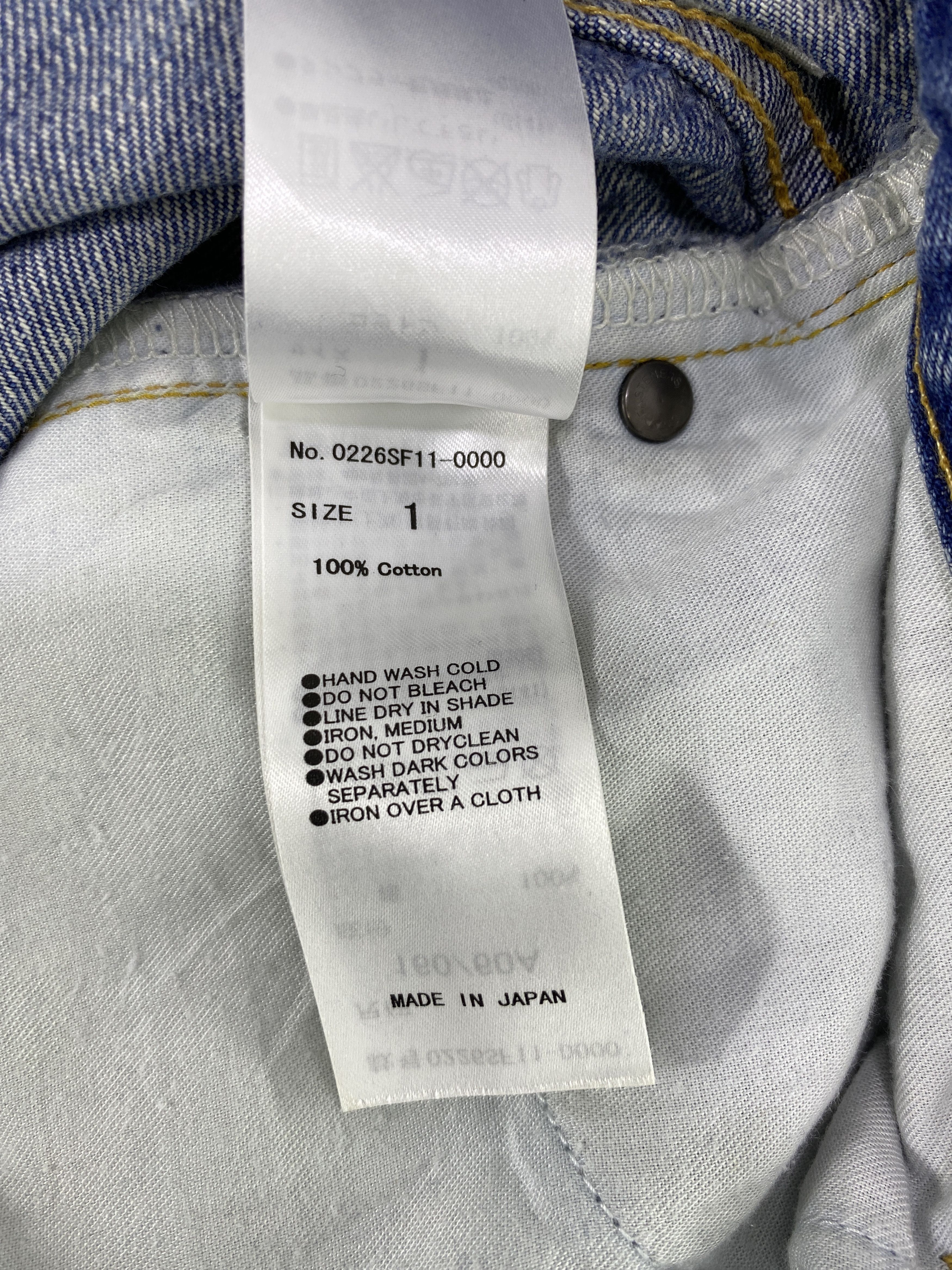 If Six Was Nine Moussy Japan Blue Wash Jeans-J1134 Size US 28 / EU 44 - 10 Thumbnail