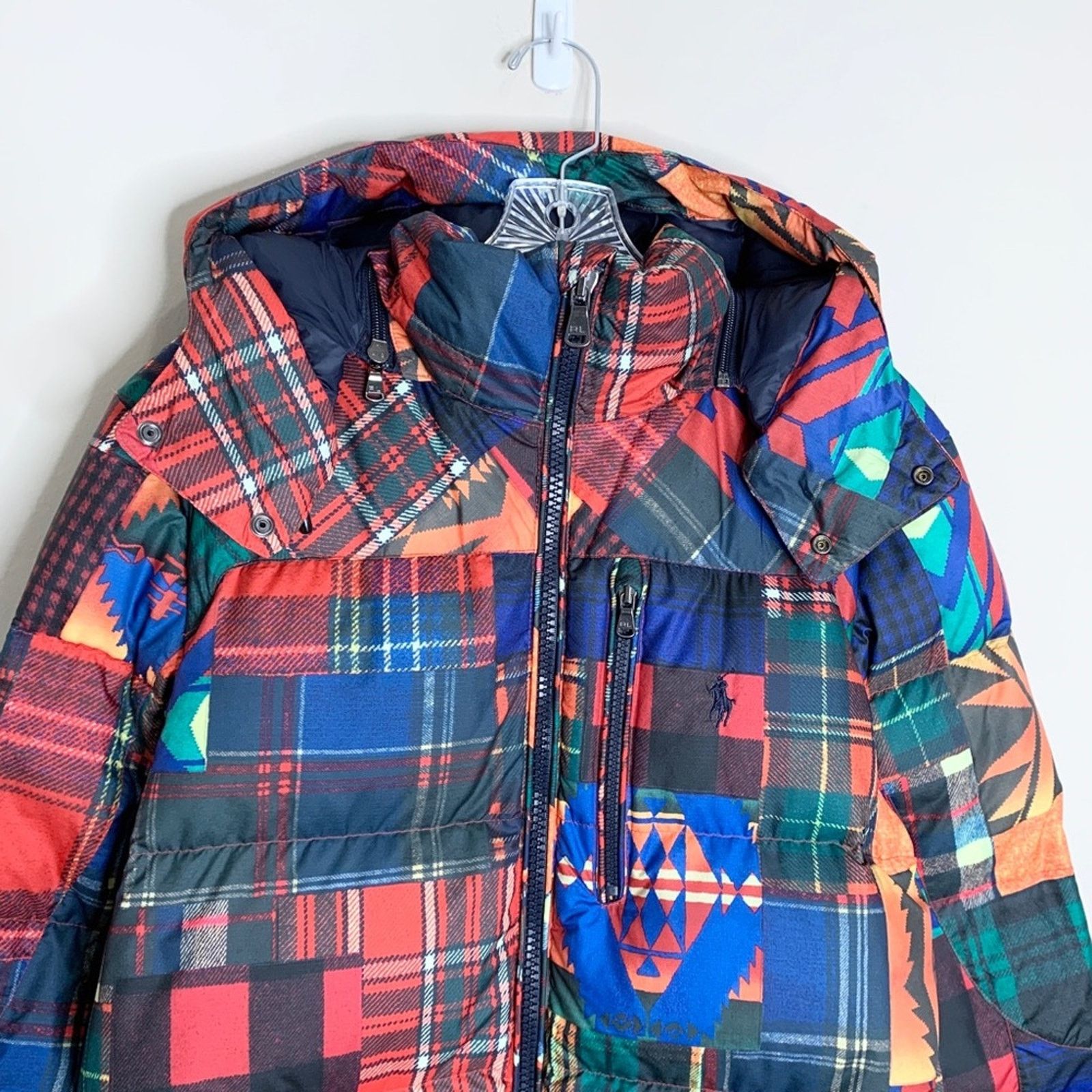 Polo Ralph Lauren Ralph Lauren Polo Patchwork Ripstop Down Puffer (Sz M) Plaid Size US M / EU 48-50 / 2 - 5 Thumbnail