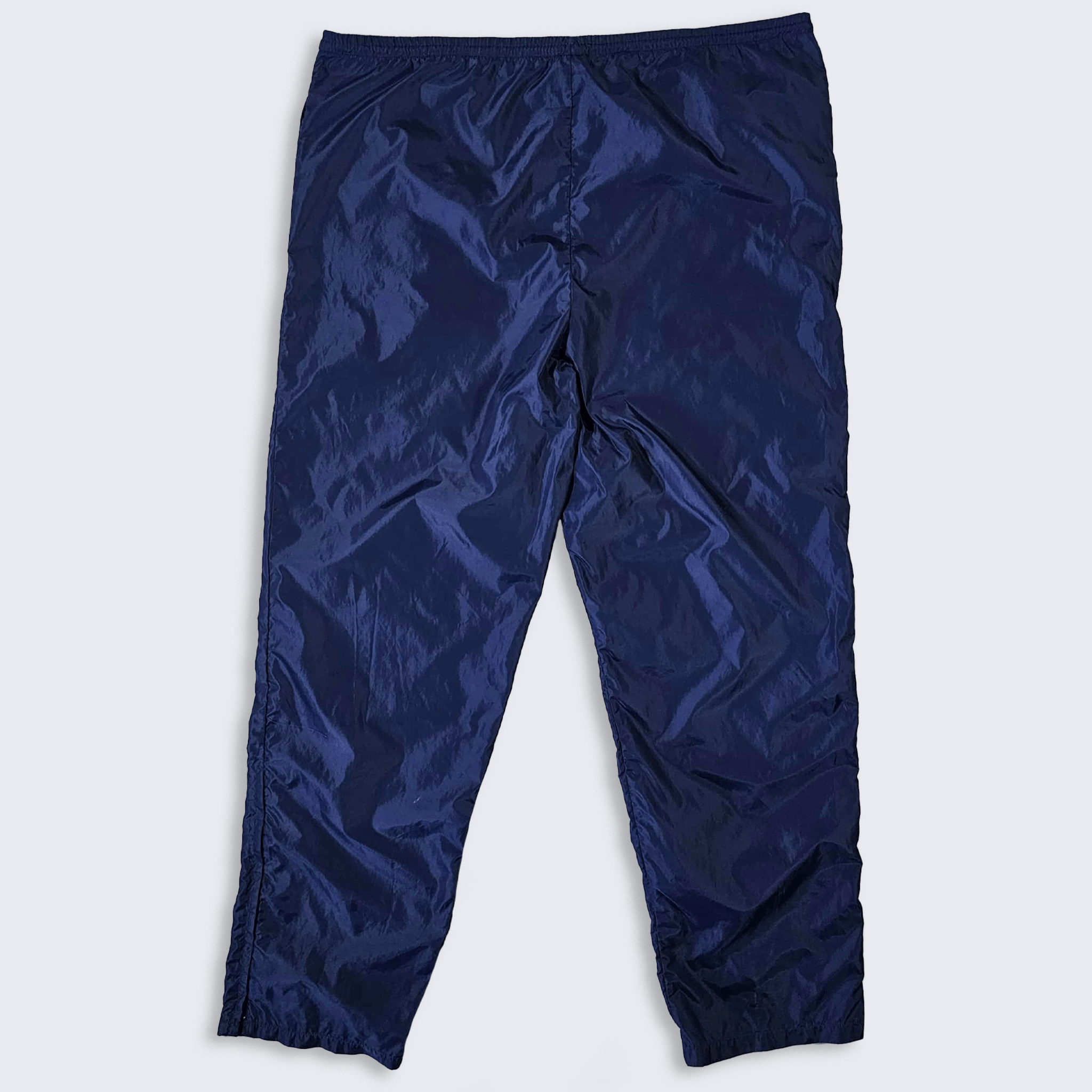 Nike Nike Vintage 80s Navy Blue Swishy Windbreaker Pants Size US 38 / EU 54 - 2 Thumbnail