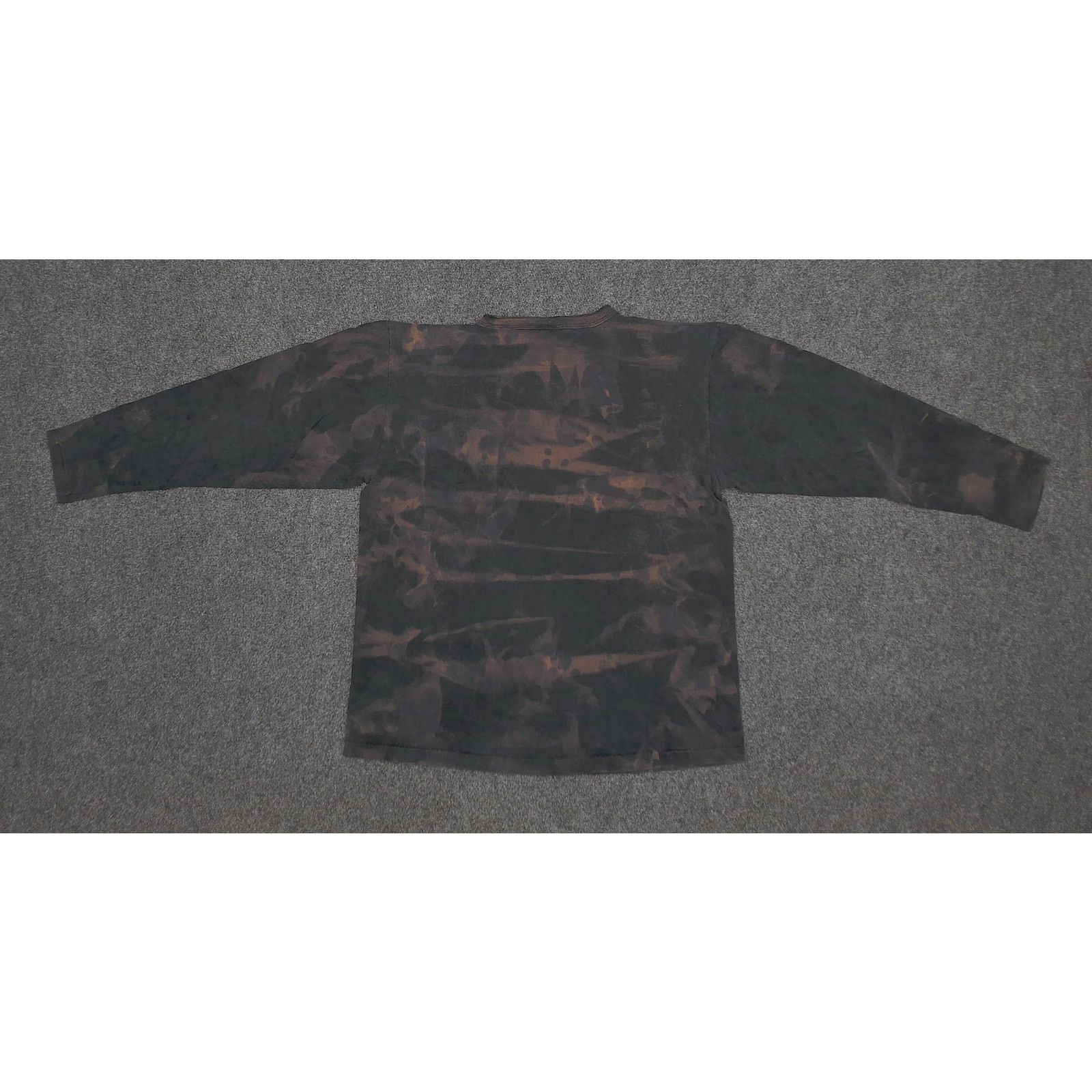 Mickey & Co. Vintage 90s Mickey Bleach Fade Single Stitch Henley L Size US L / EU 52-54 / 3 - 7 Thumbnail
