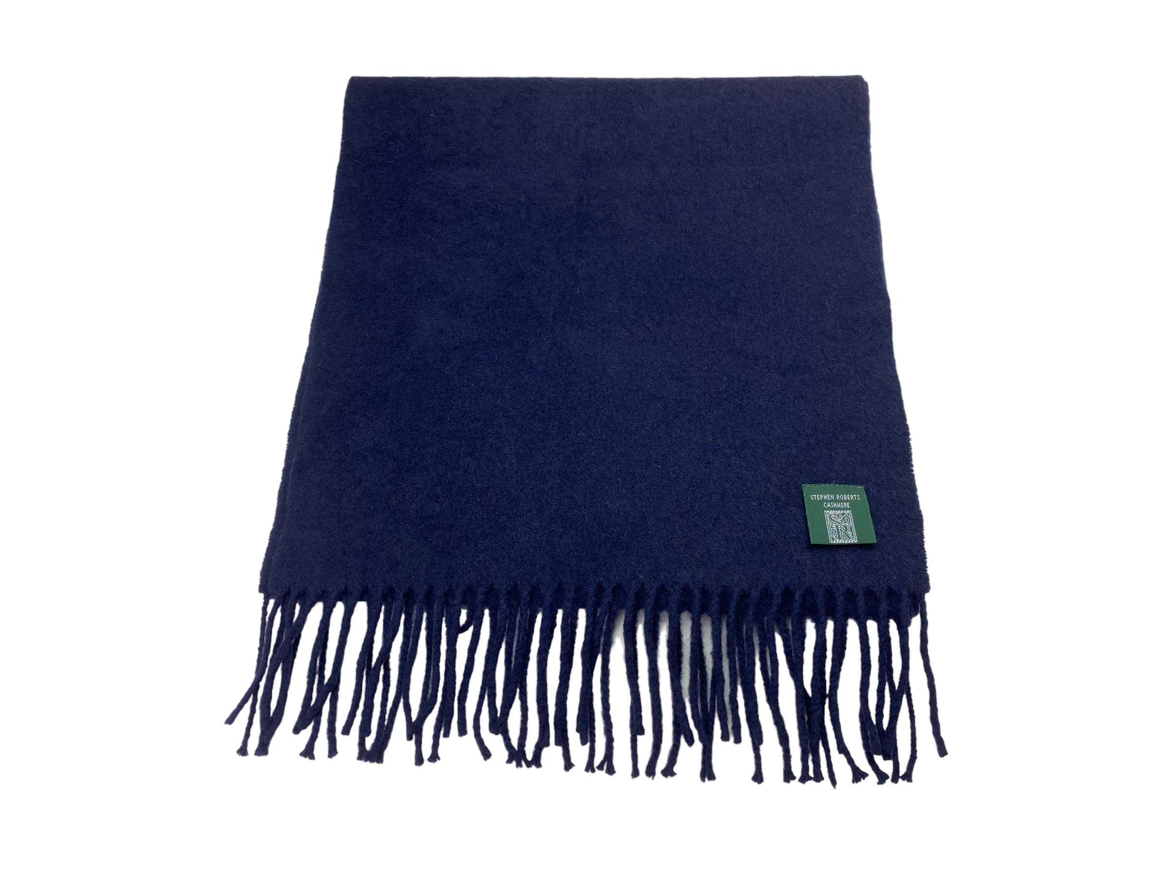 Vintage Vintage Stephens Roberts Pure Cashmere Scarf Luxury 90s Size ONE SIZE - 6 Thumbnail