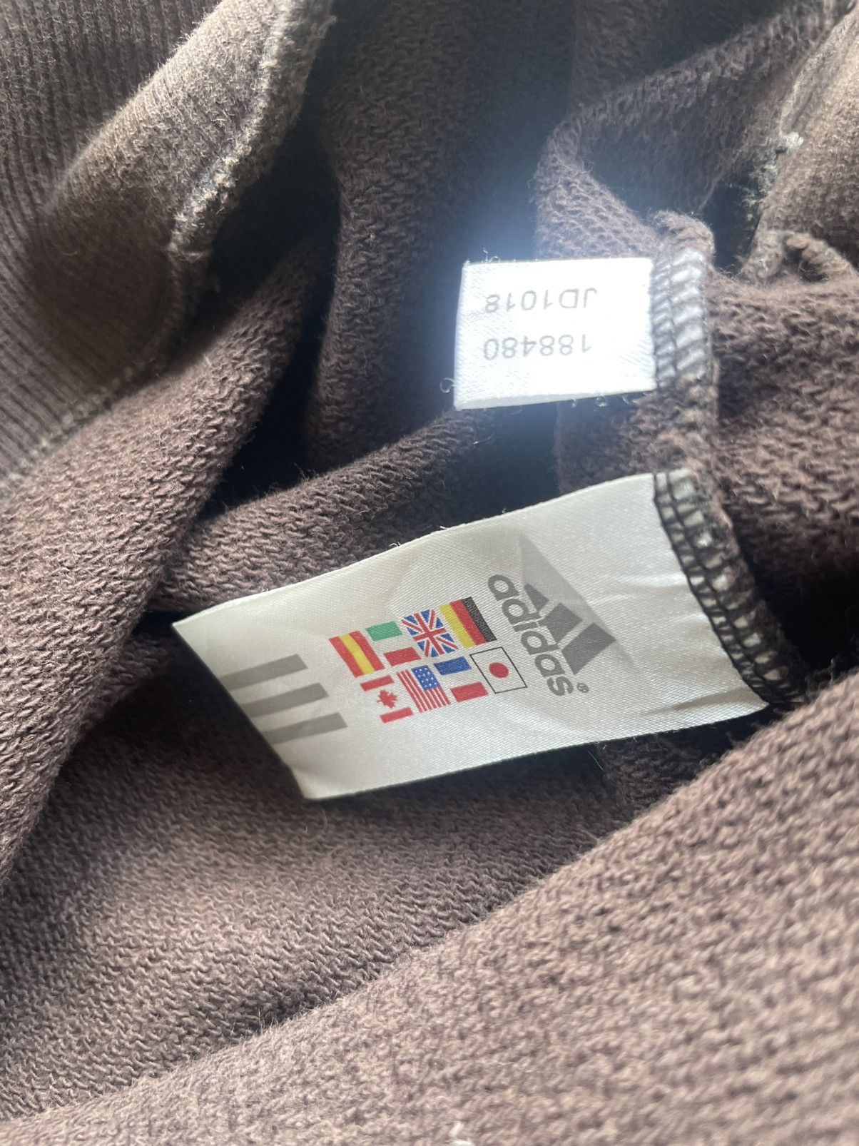 Adidas Vintage Adidas Faded Hoodie Size US L / EU 52-54 / 3 - 9 Thumbnail