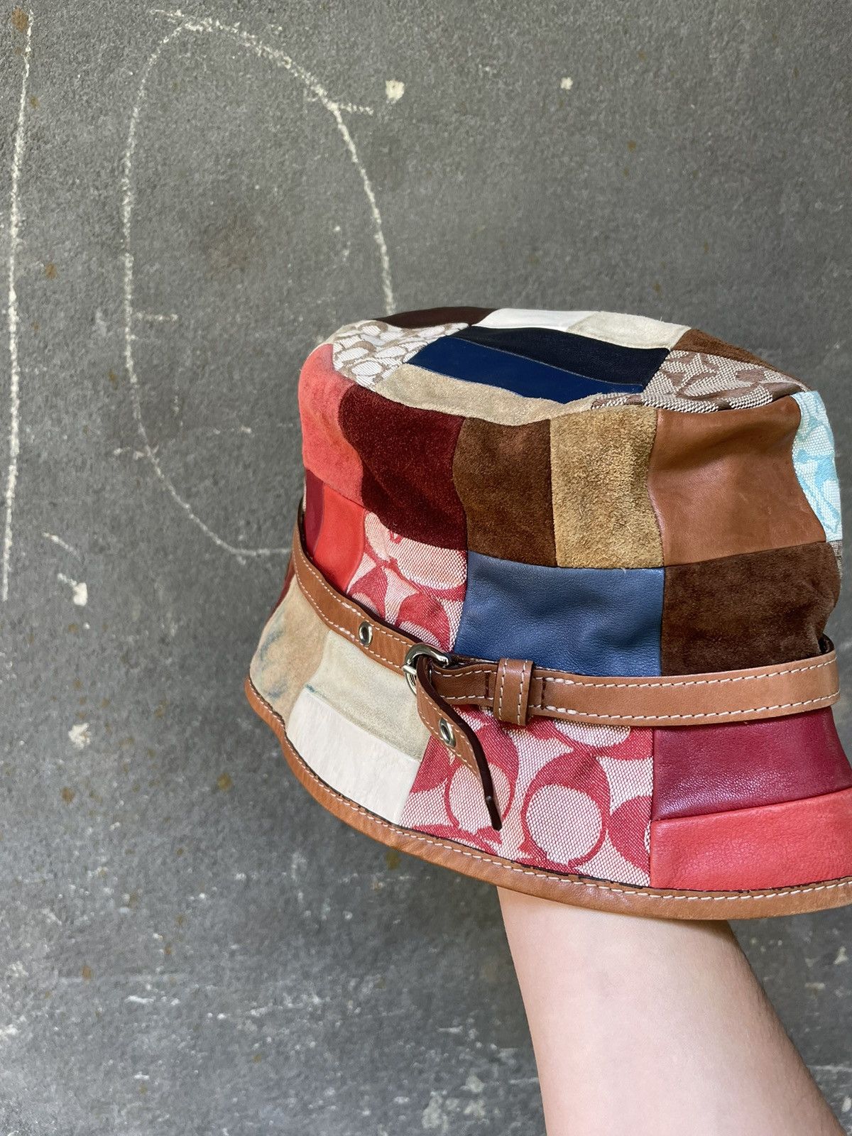 Coach × Vintage Vintage Coach Patch Work Bucket Hat Y2K Size ONE SIZE - 4 Thumbnail