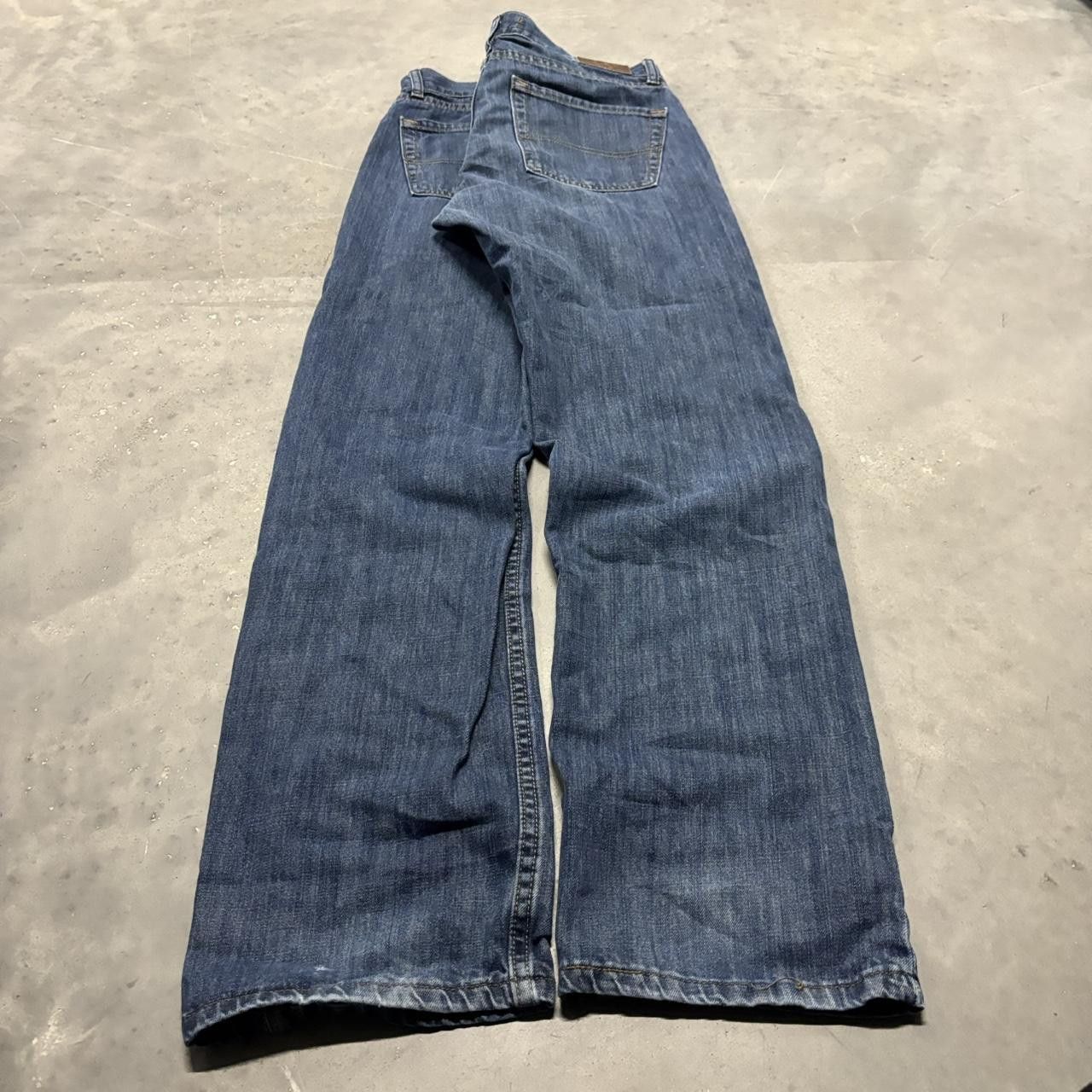 Japanese Brand × Vintage Crazy Vintage Y2K/2000s Grunge Dark Wash Essential Denim Jeans! Size US 33 - 4 Thumbnail
