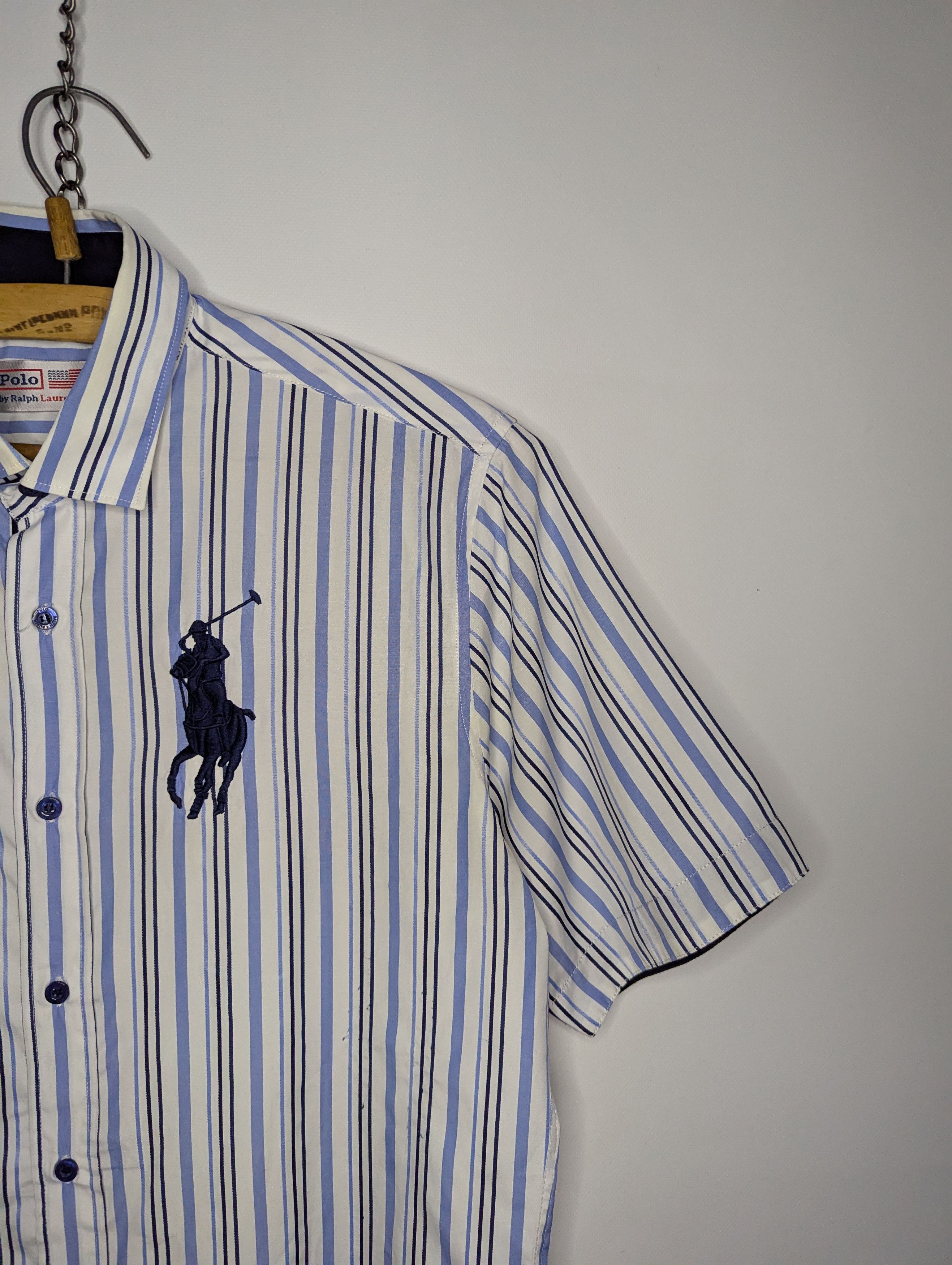 Polo Ralph Lauren × Vintage Polo Ralph Lauren Men's Vintage Big Pony Logo Shirt Size US L / EU 52-54 / 3 - 3 Thumbnail