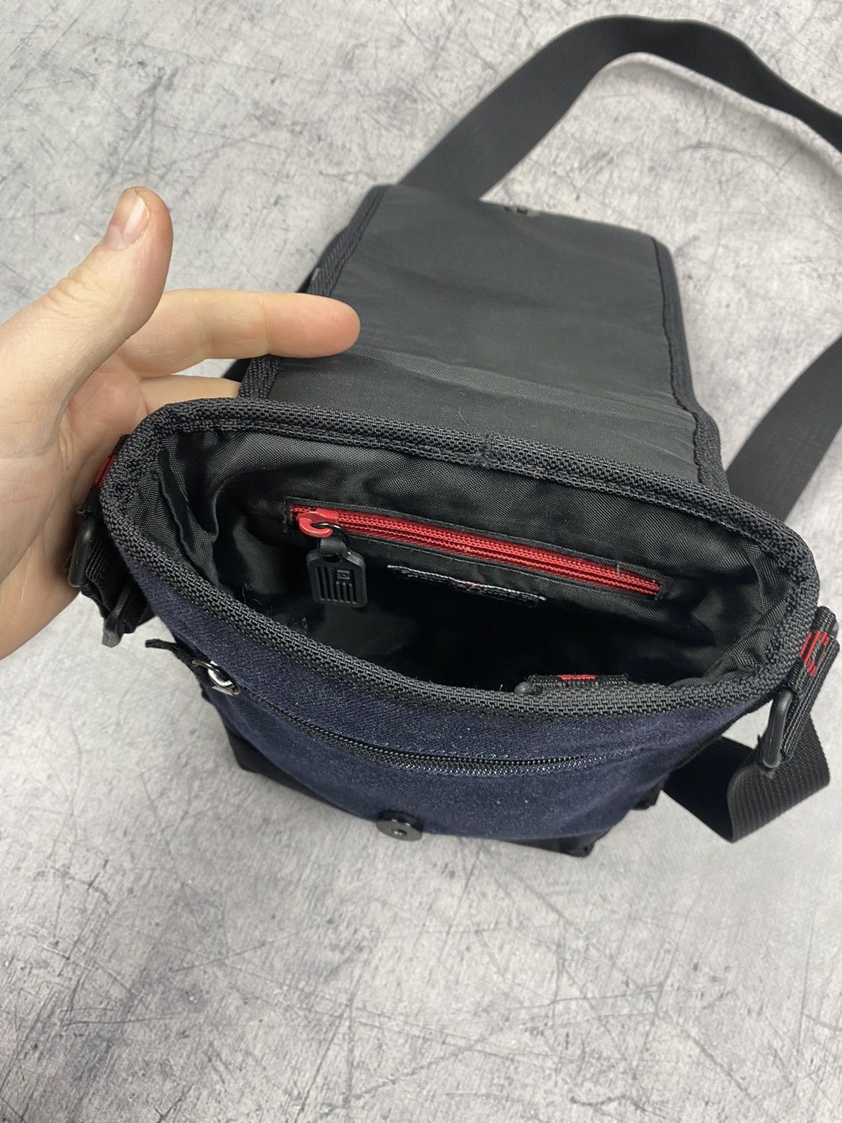 Lauren Ralph Lauren × Polo Ralph Lauren × Vintage Vintage Polo Ralph Lauren Jeans Co. Messenger Bag y2k Size ONE SIZE - 12 Thumbnail