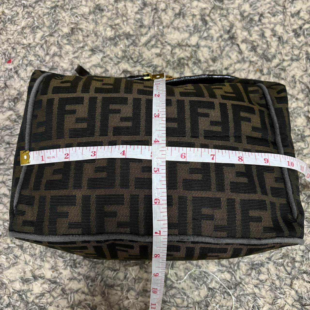 Fendi Vintage Fendi Zucca Canvas Mini Doctor Bag Boxy Handbag 90s Size ONE SIZE - 14 Thumbnail