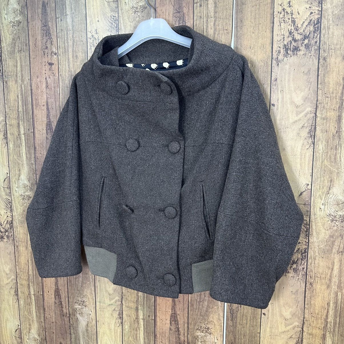 Issey Miyake Issey Miyake Tsumori Chisato Baggy Crop Wool Jacket Z109 Size M / US 6-8 / IT 42-44 - 2 Thumbnail