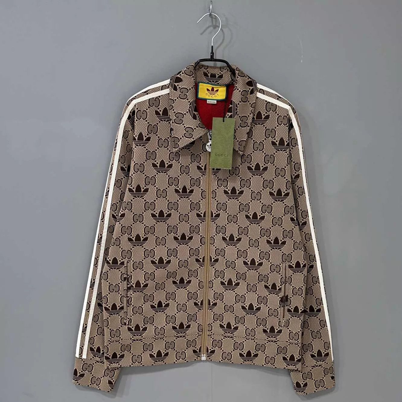 Gucci adidas x Gucci Logo All Over Print Jacket Size US M / EU 48-50 / 2 - 1 Thumbnail