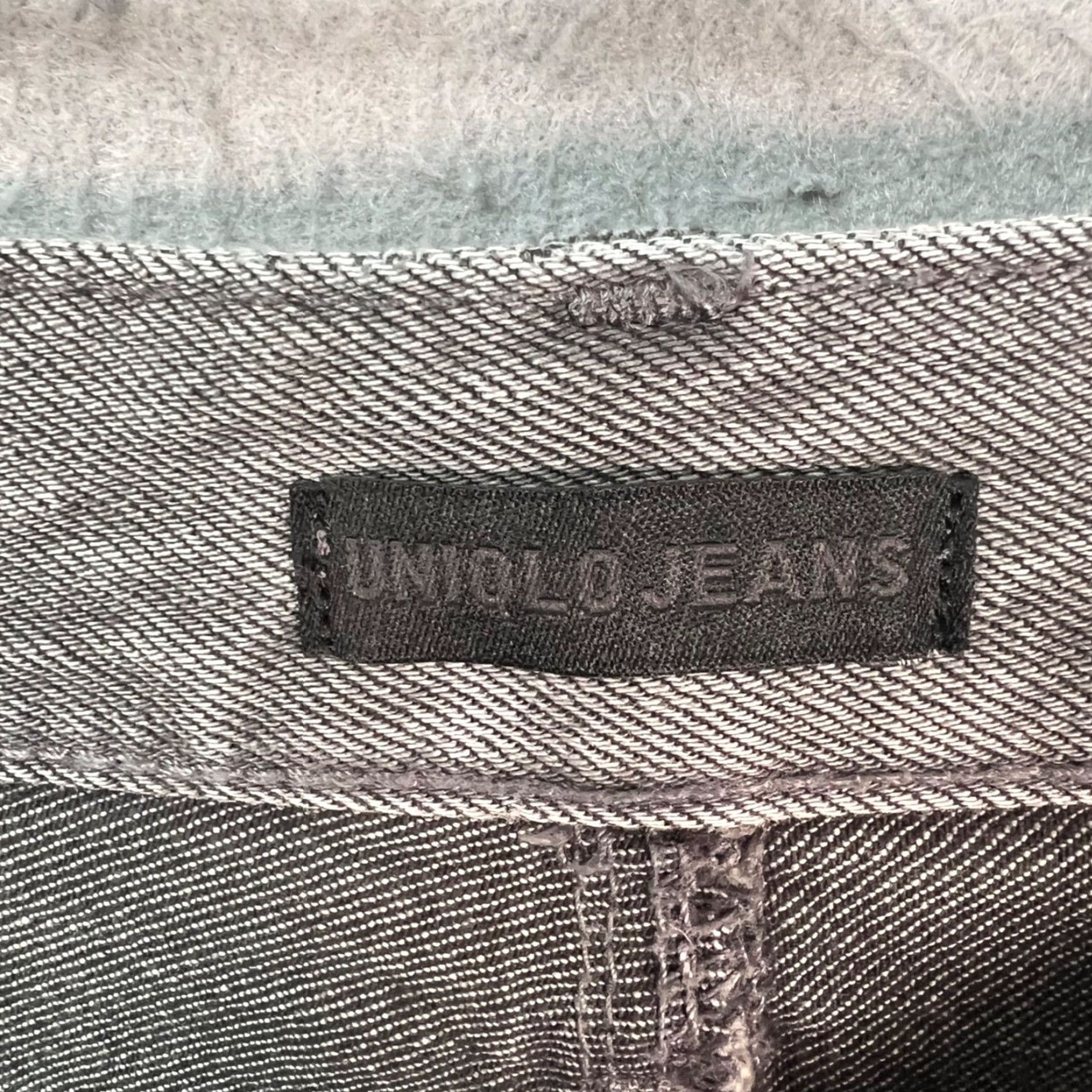 Uniqlo Uniqlo Womens Denim Midi Skirt 100% Cotton Gray Size 2 Satin/Denim? Wait. Size 26" / US 2 / IT 38 - 3 Thumbnail