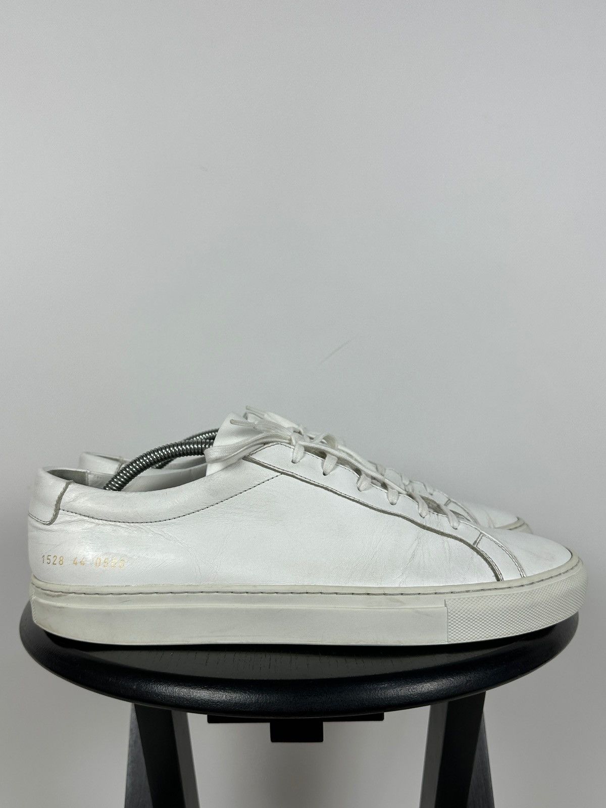 Common Projects Common Projects Original Achilles 1528 Low White Sneakers Size US 11 / EU 44 - 2 Thumbnail
