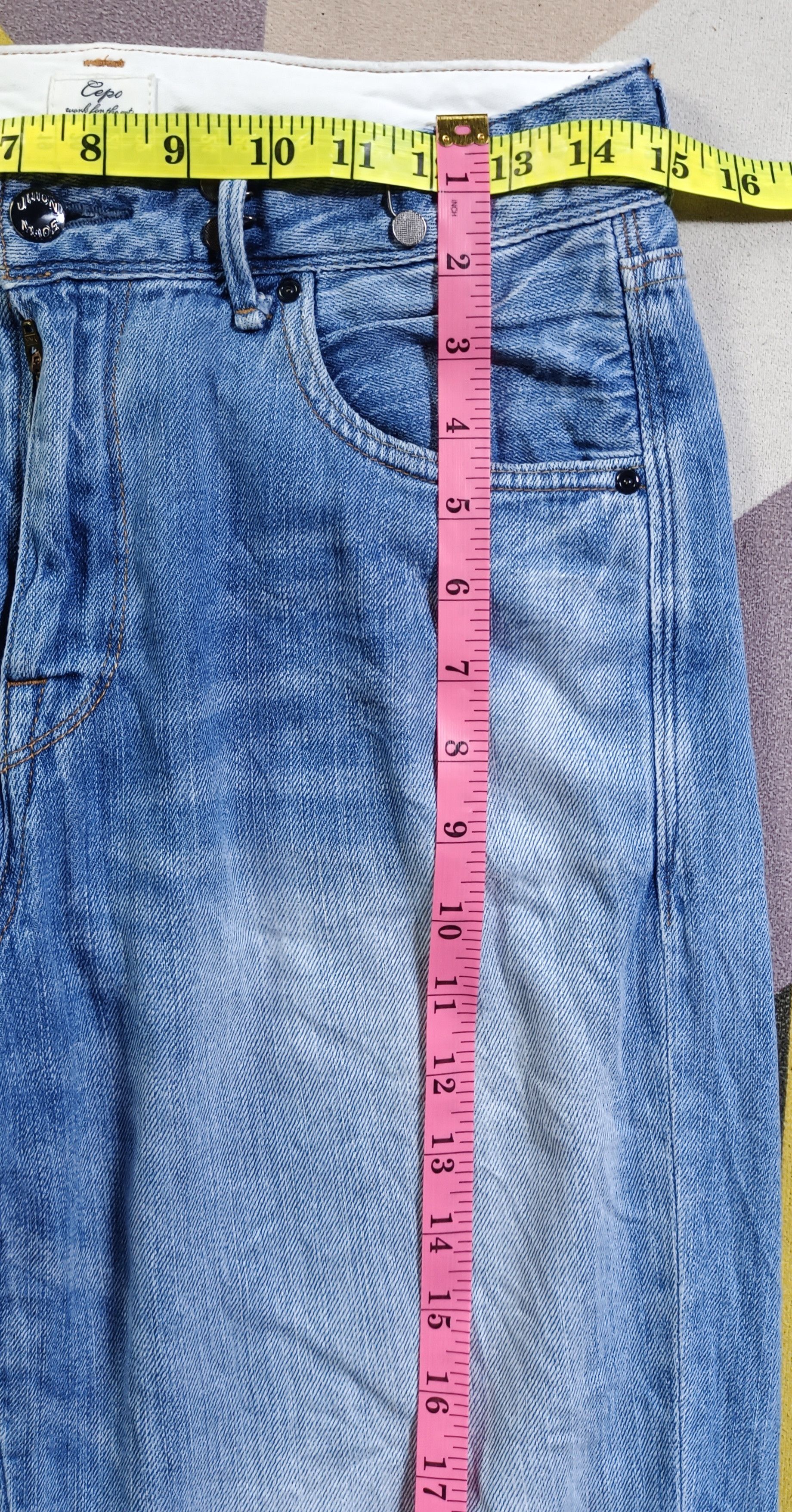 Japanese Brand CEPO Union Made Straight Denim Size US 30 / EU 46 - 17 Thumbnail