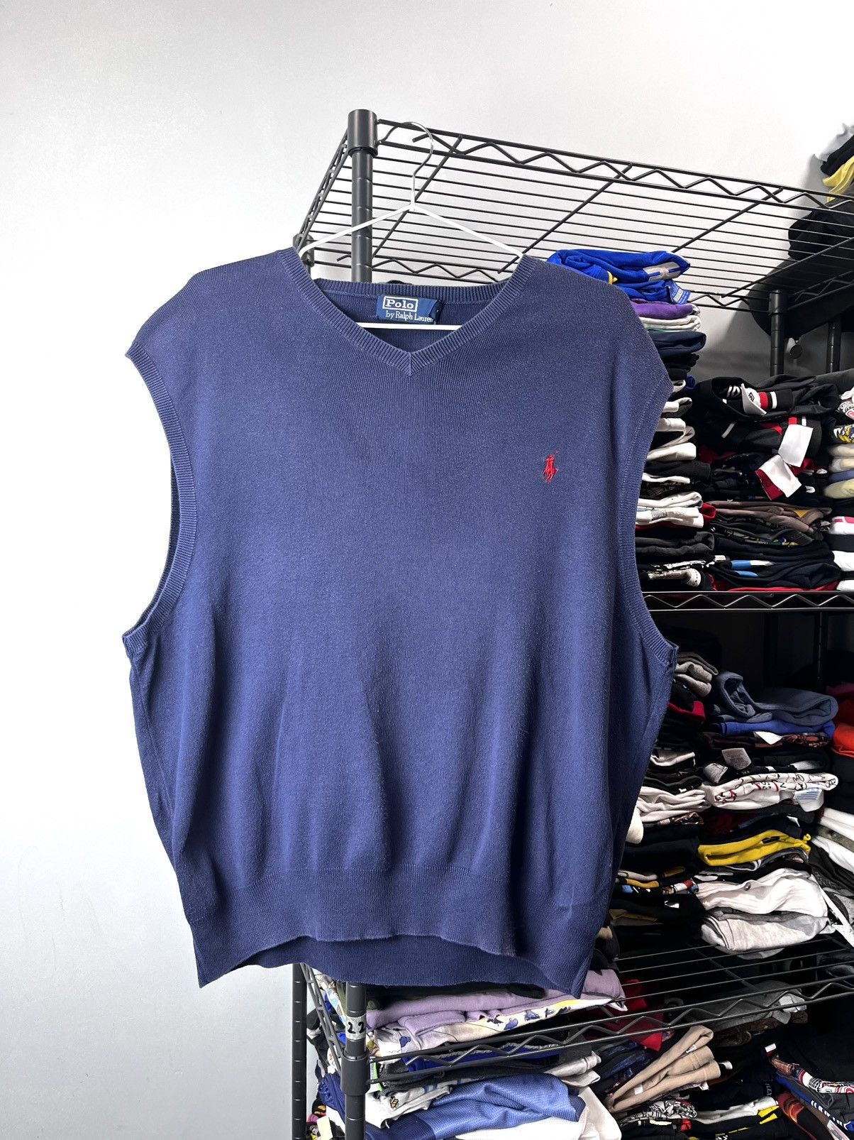 Polo Ralph Lauren Vintage Polo Ralph Lauren Sweater Vest Knit Old Money Size US XL / EU 56 / 4 - 1 Thumbnail