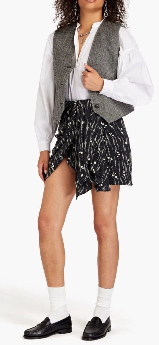 Isabel Marant Isabel Marant Silk Draped Printed Crepe Decline Size 38" / US 16 / IT 52 - 12 Thumbnail