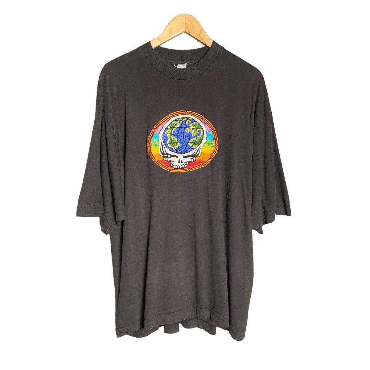 Band Tees Vintage 80s Grateful Dead Skull Patch Logo Band Tee Size US XL / EU 56 / 4 - 1 Thumbnail