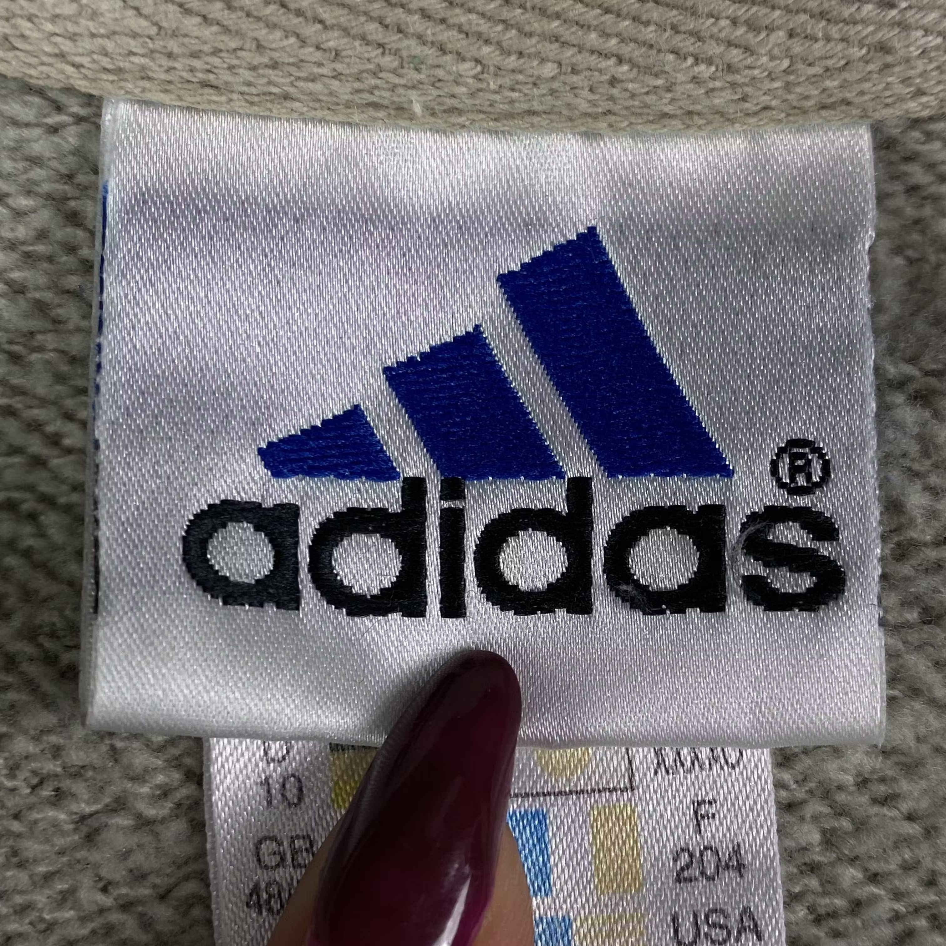 Adidas × Vintage Mens Sweatshirt Adidas Vintage Size XL V Neck Size US XL / EU 56 / 4 - 8 Thumbnail