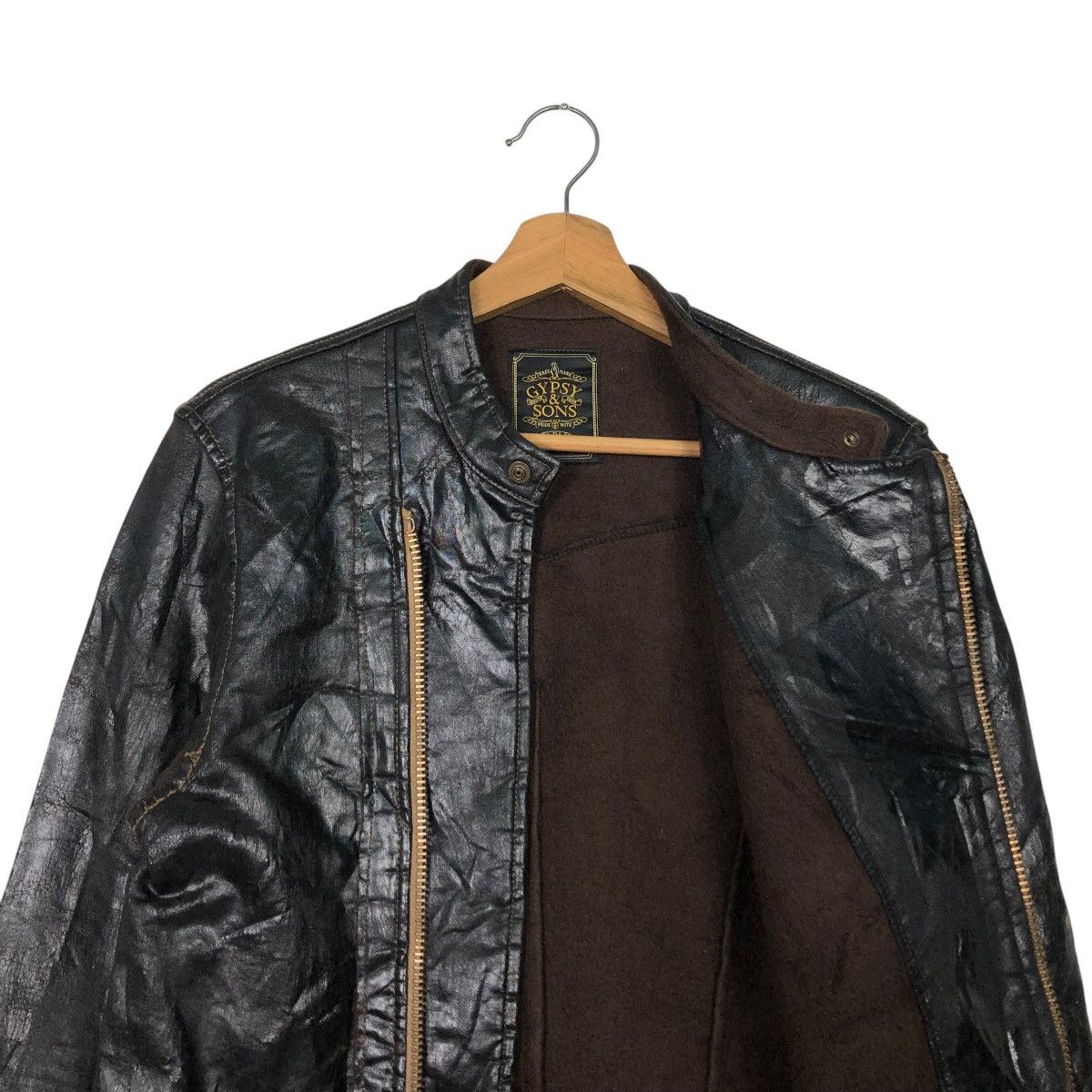 Hysteric Glamour 🔥VINTAGE SOFT LEATHER BIKER JACKET GYPSY & SONS JAPAN Size US M / EU 48-50 / 2 - 14 Thumbnail